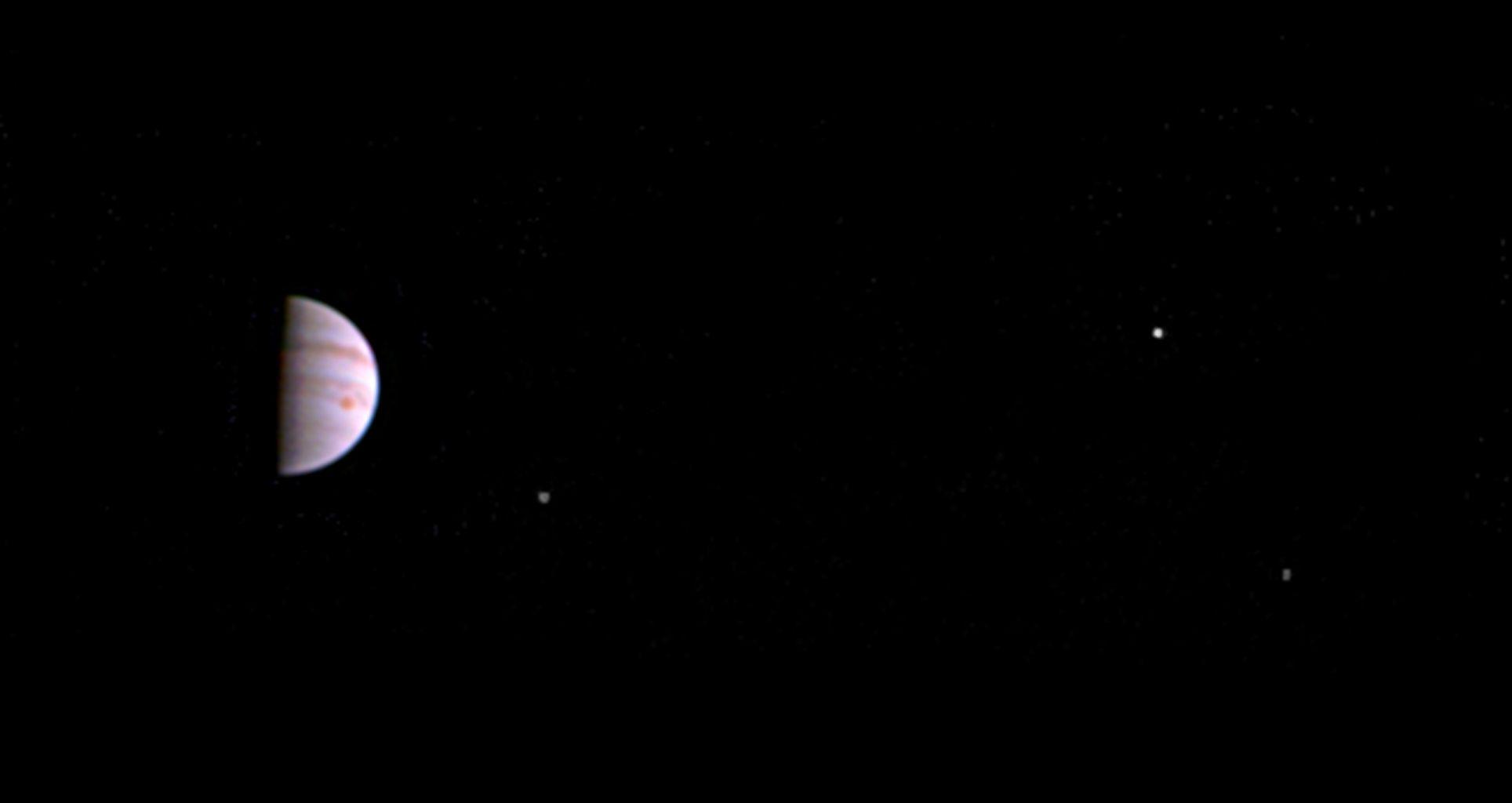 Space Image. Juno's Post Arrival View