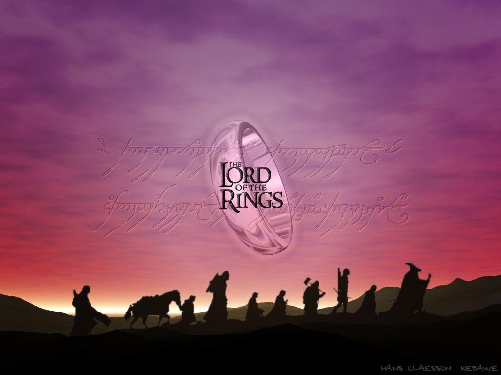 — Lord of the Rings fellowship silhouette with