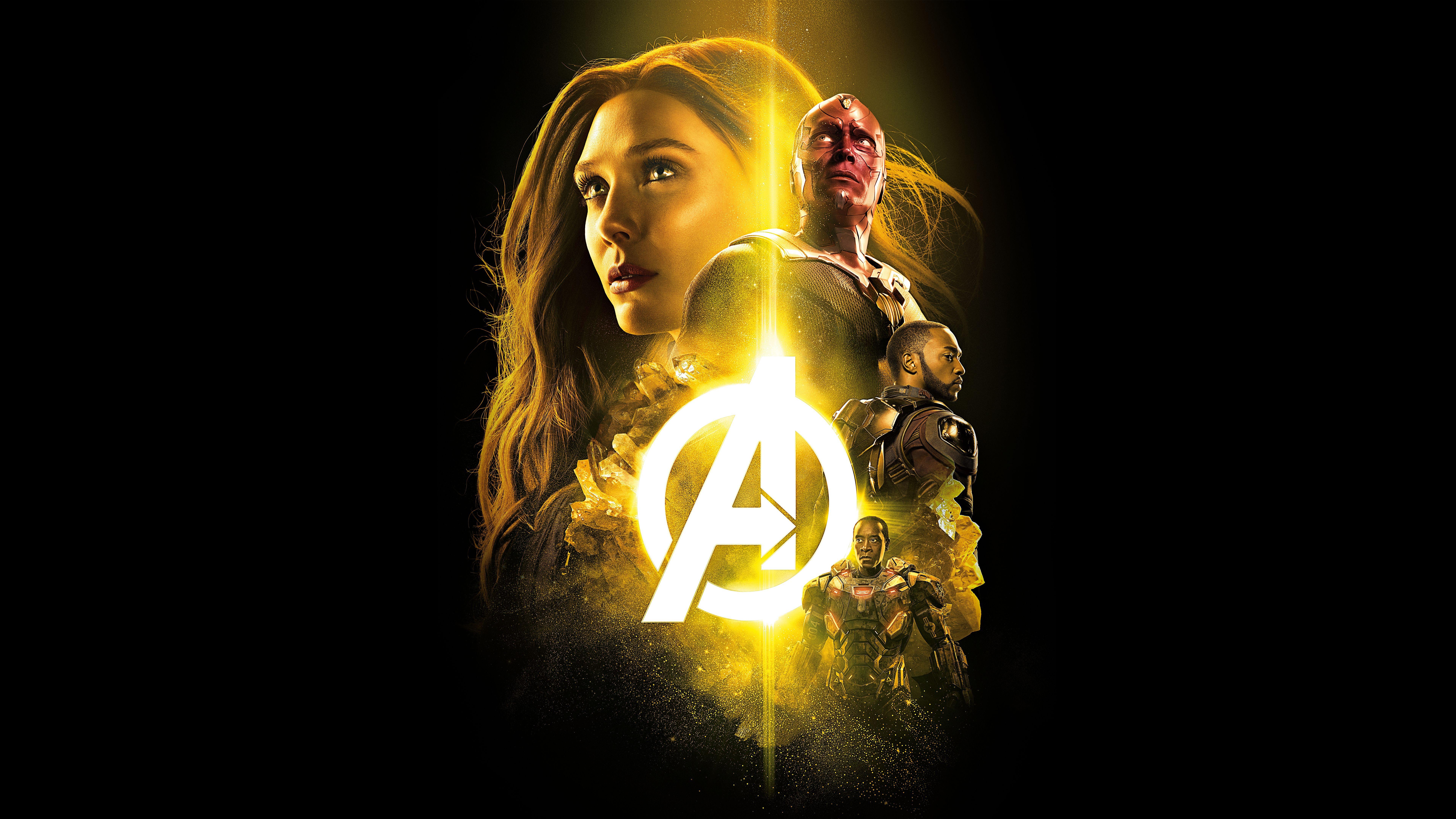 Wallpaper Avengers: Infinity War, Don Cheadle, Paul Bettany