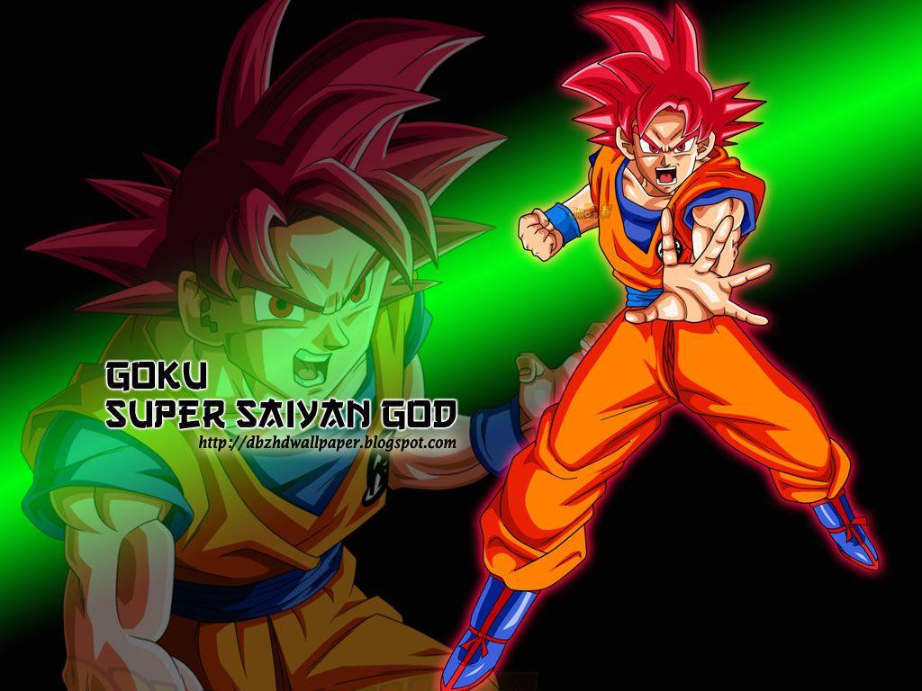 Son Goku, Super Saiyan GOD Red Wallpaper About Dragon Ball