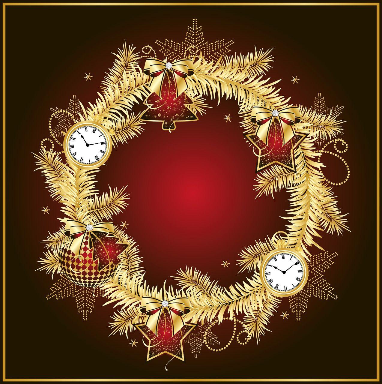 Christmas Wreaths Wallpapers - Wallpaper Cave