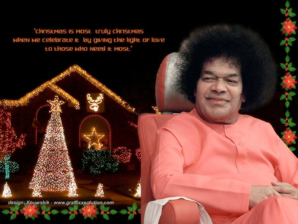 Christmas Hanukkah Yule Kwanzaa. Sathya Sai Baba, Love