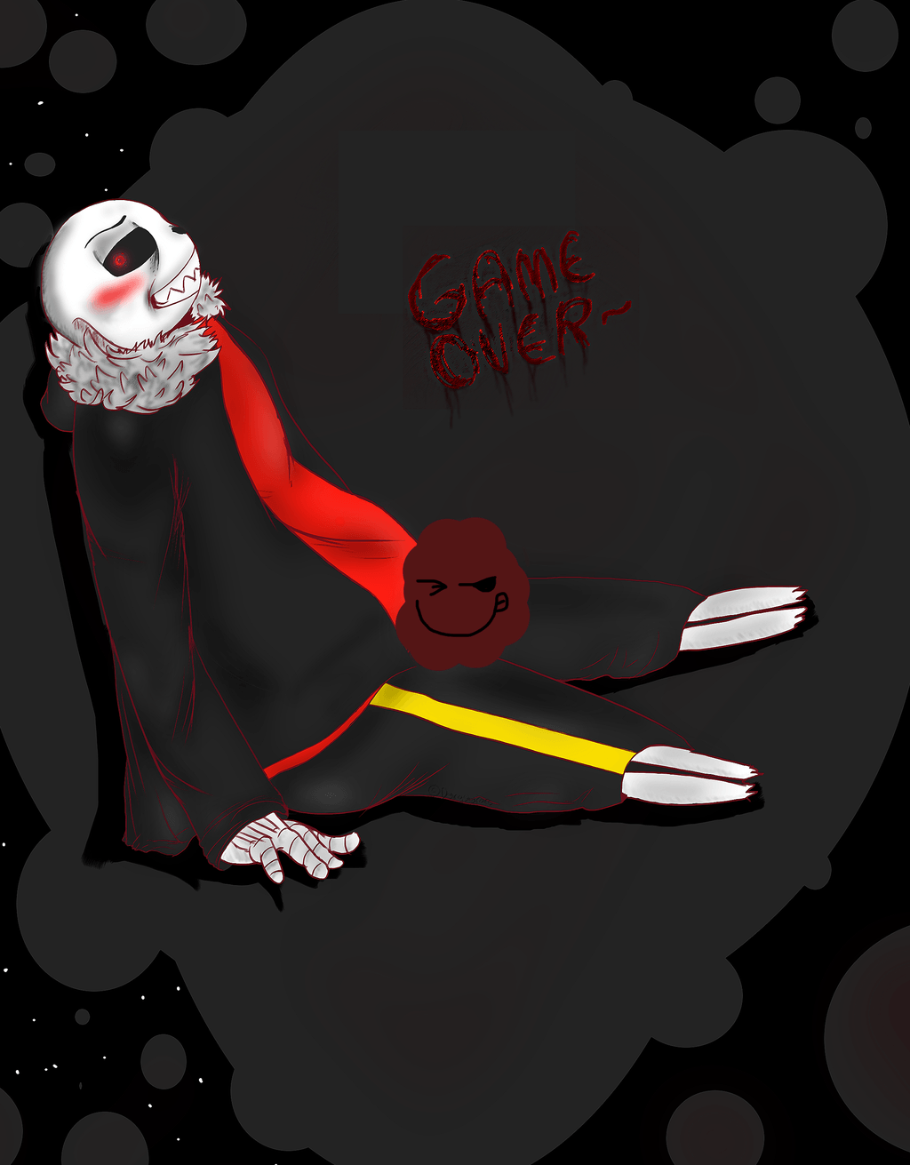 Underfell Sans Phone Wallpaper