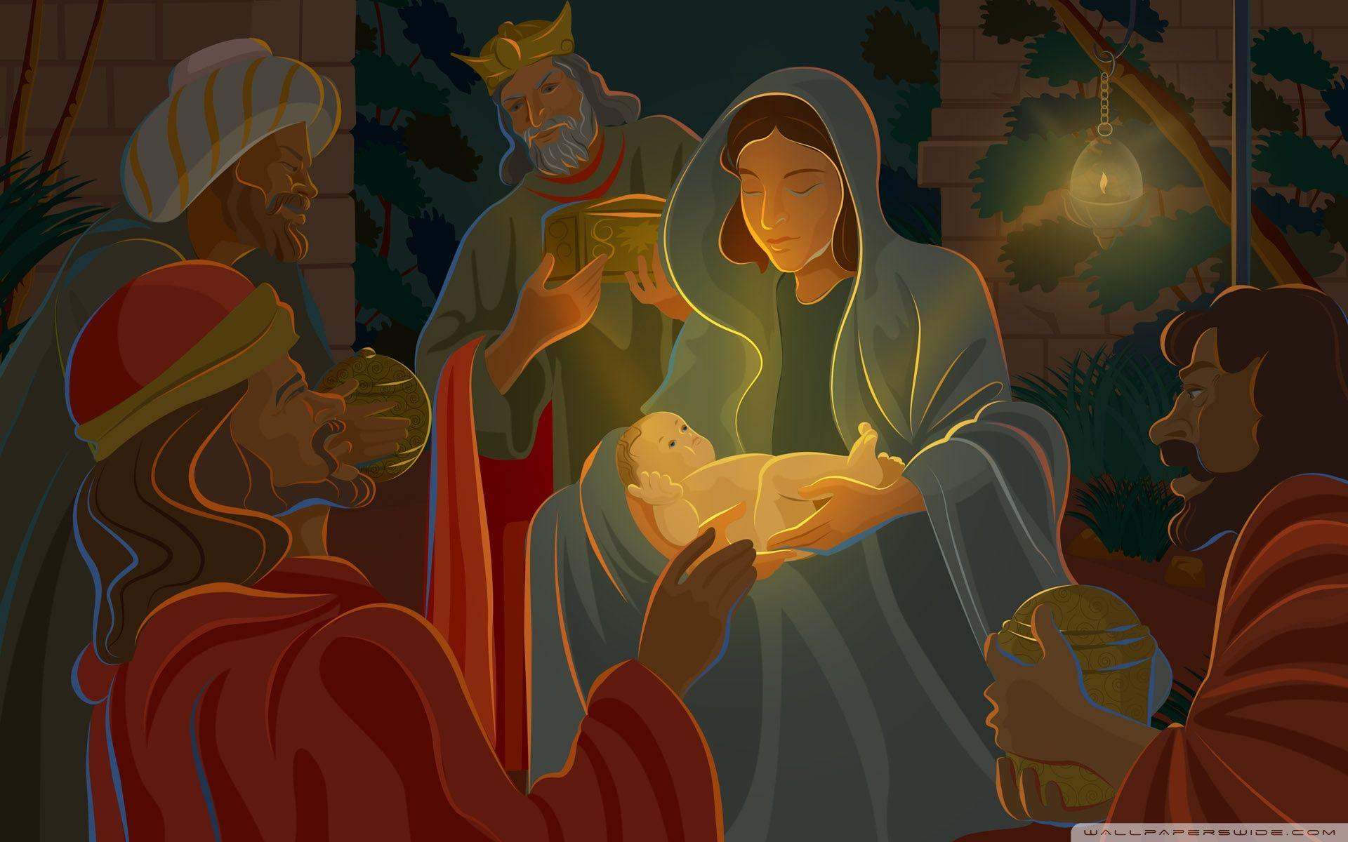 Night Of Jesus Christ Birth ❤ 4K HD Desktop Wallpaper for 4K Ultra