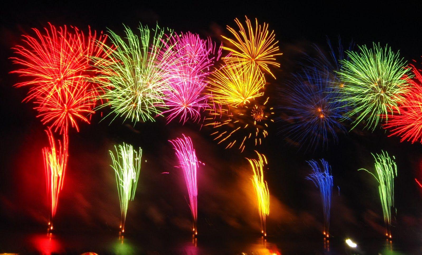 Happy New Year Wallpaper: Happy New Year Fireworks Wallpaper 2014