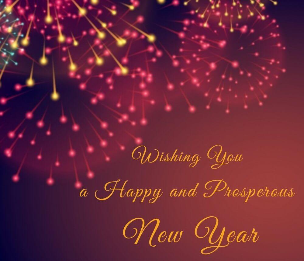 Happy New Year Wishes for Friends, Family, Lover with image