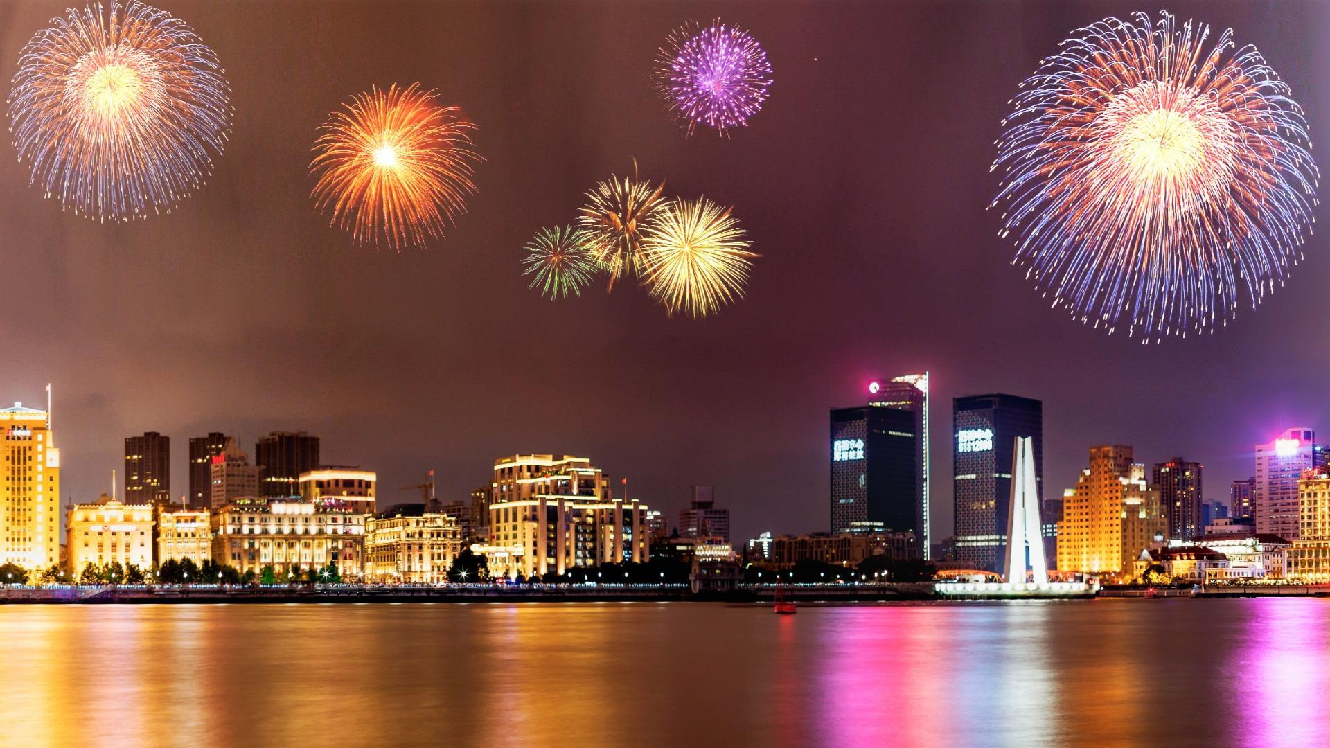 New Year Fireworks HD Wallpaper. Wallpaper Studio 10