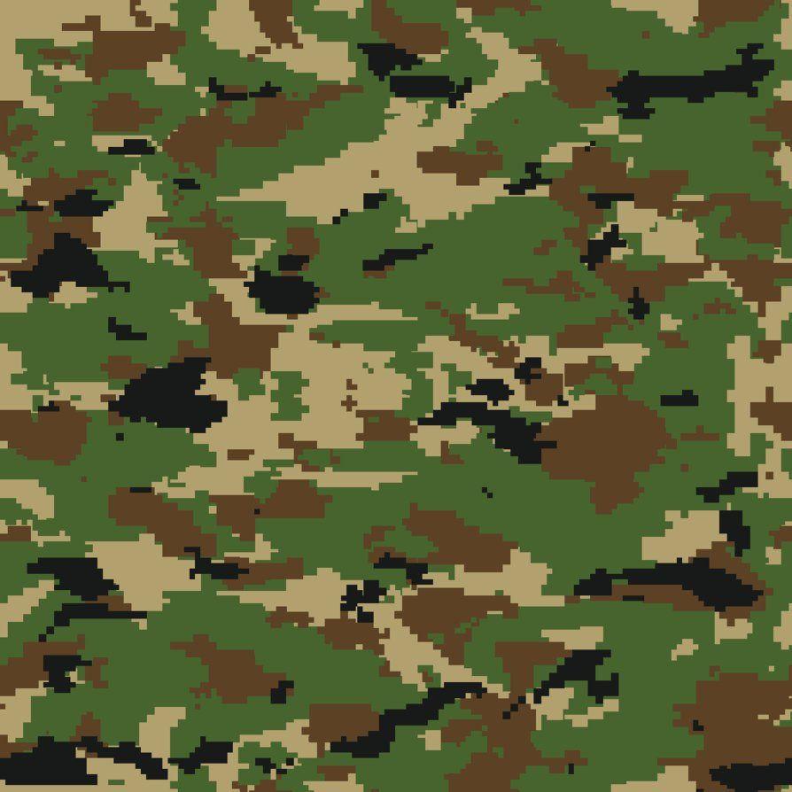 Woodland Camo Wallpaper