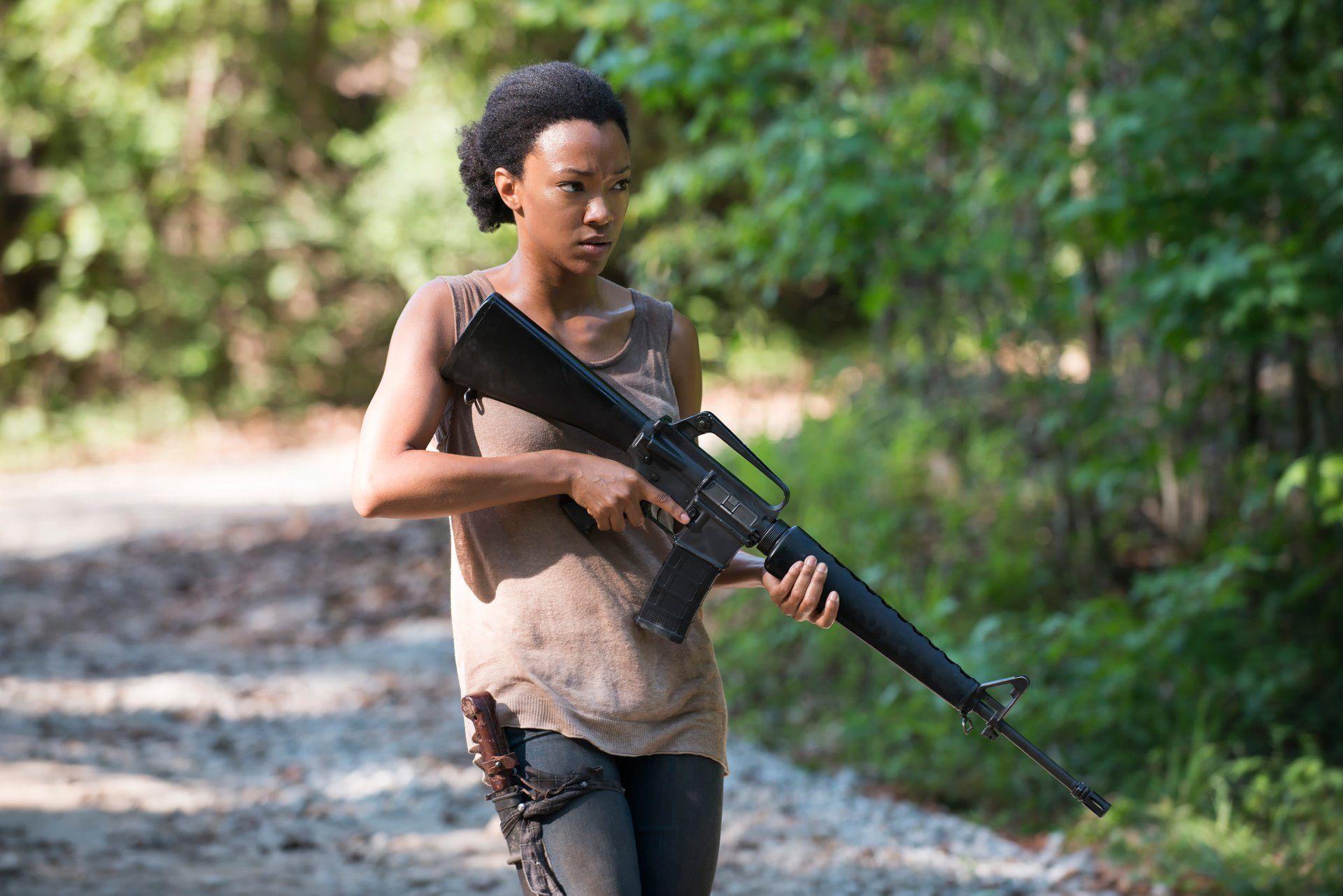 Sonequa Martin Green Sasha The Walking Dead Season 5 Episode 2 HD