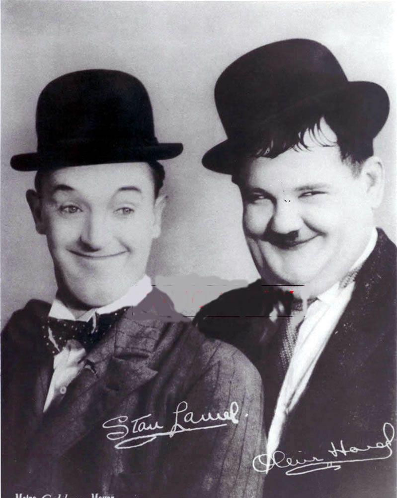 Stan and Ollie, Fat and Skinny or Laurel and Hardy, whatever you