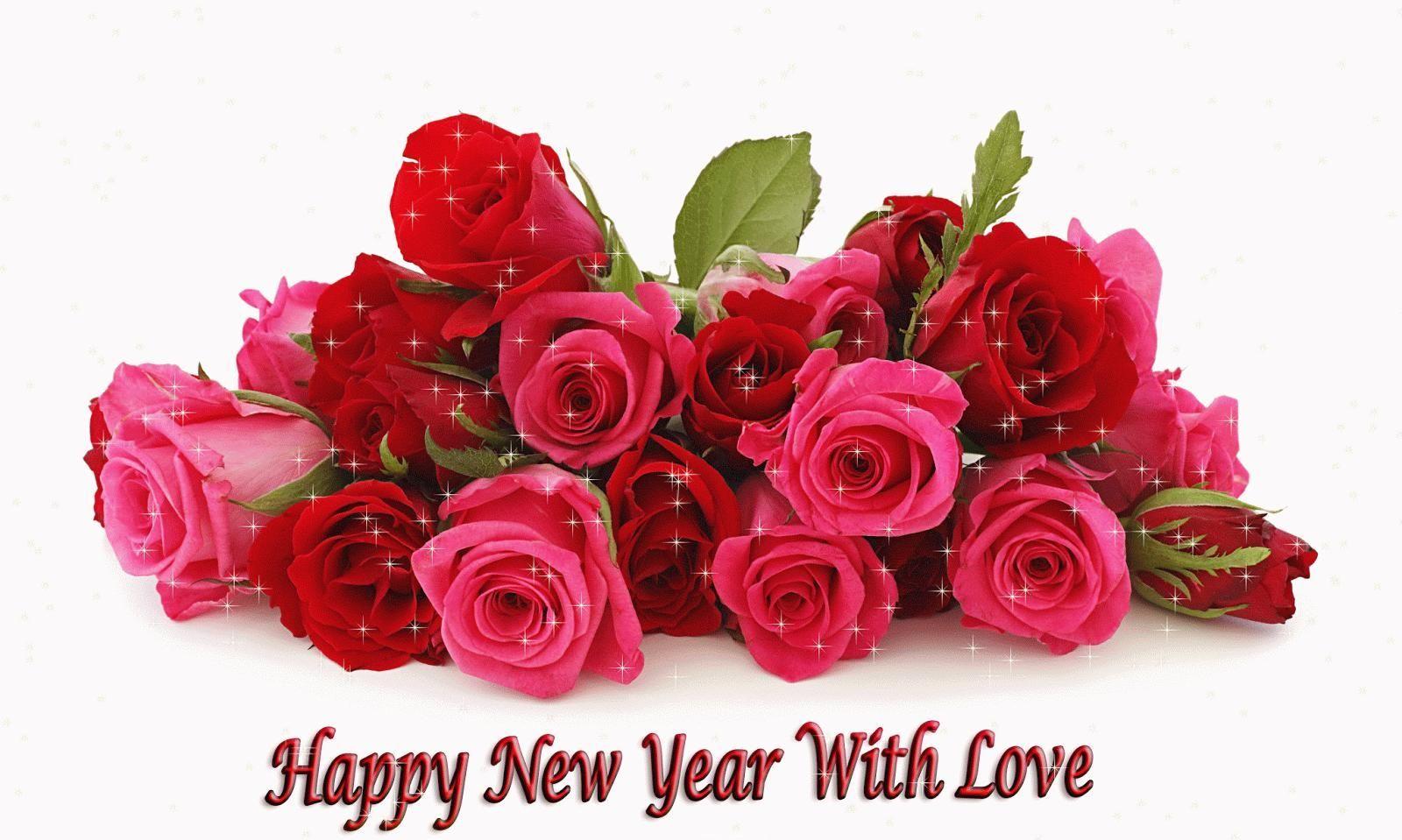 Happy New Year With Flowers Wallpapers - Wallpaper Cave