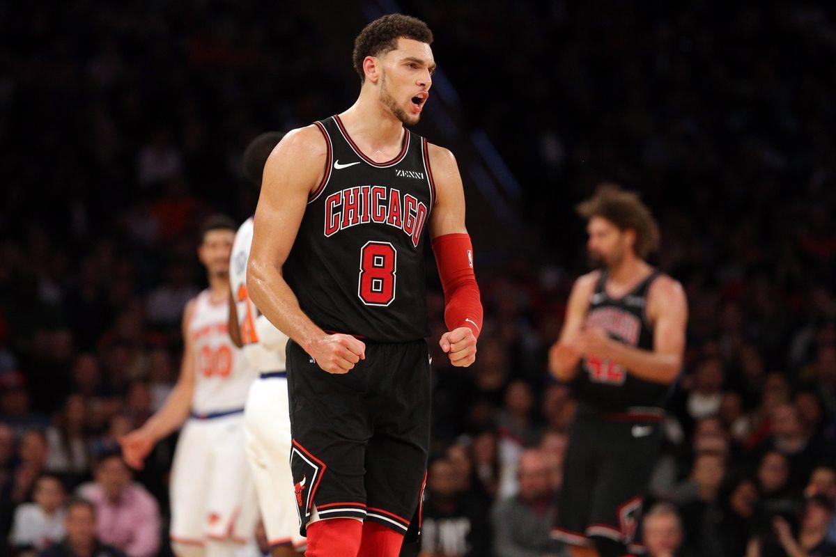 Bulls vs. Knicks highlights: Zach LaVine's career high masking