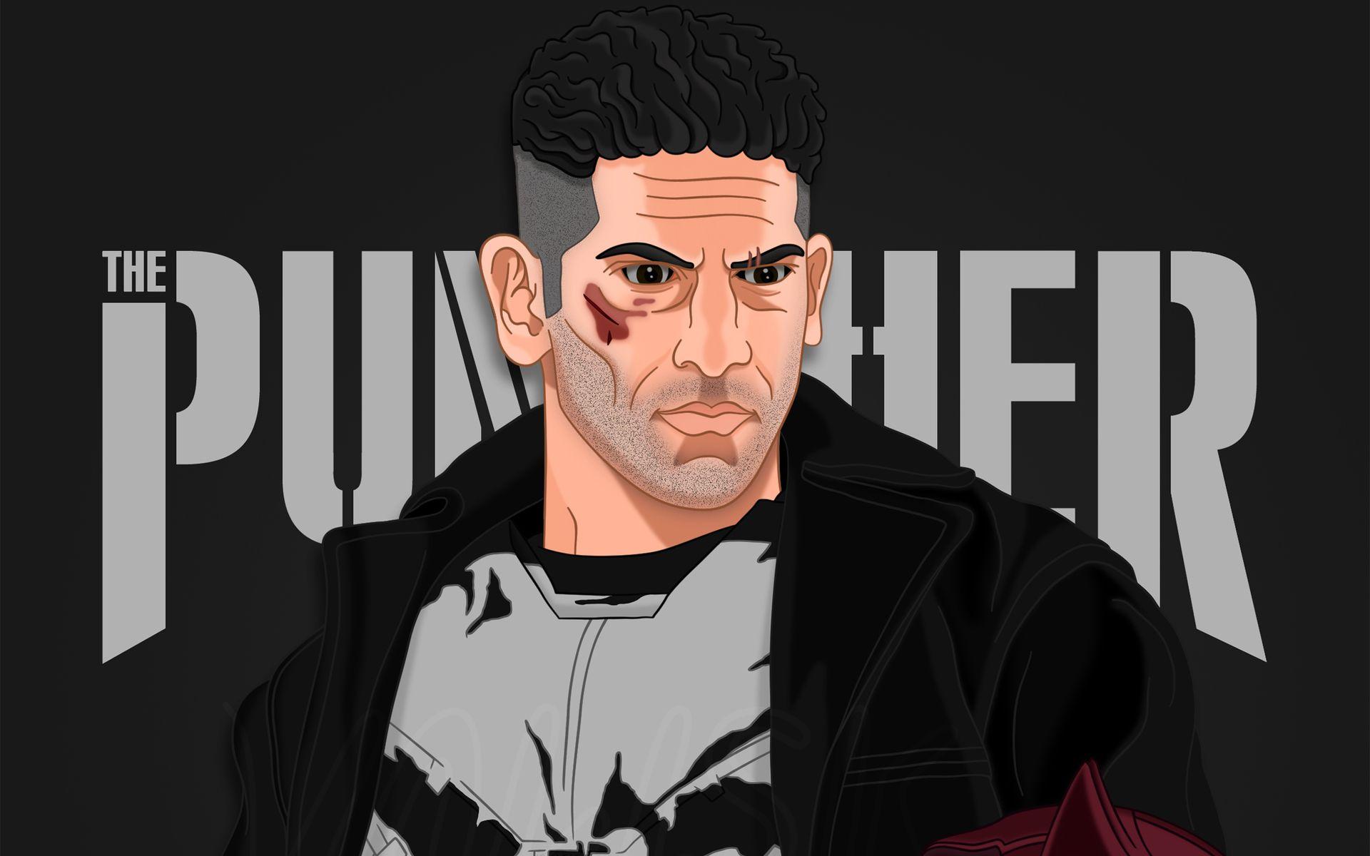 Download wallpaper Frank Castle, The Punisher, art, 2017 movie, TV