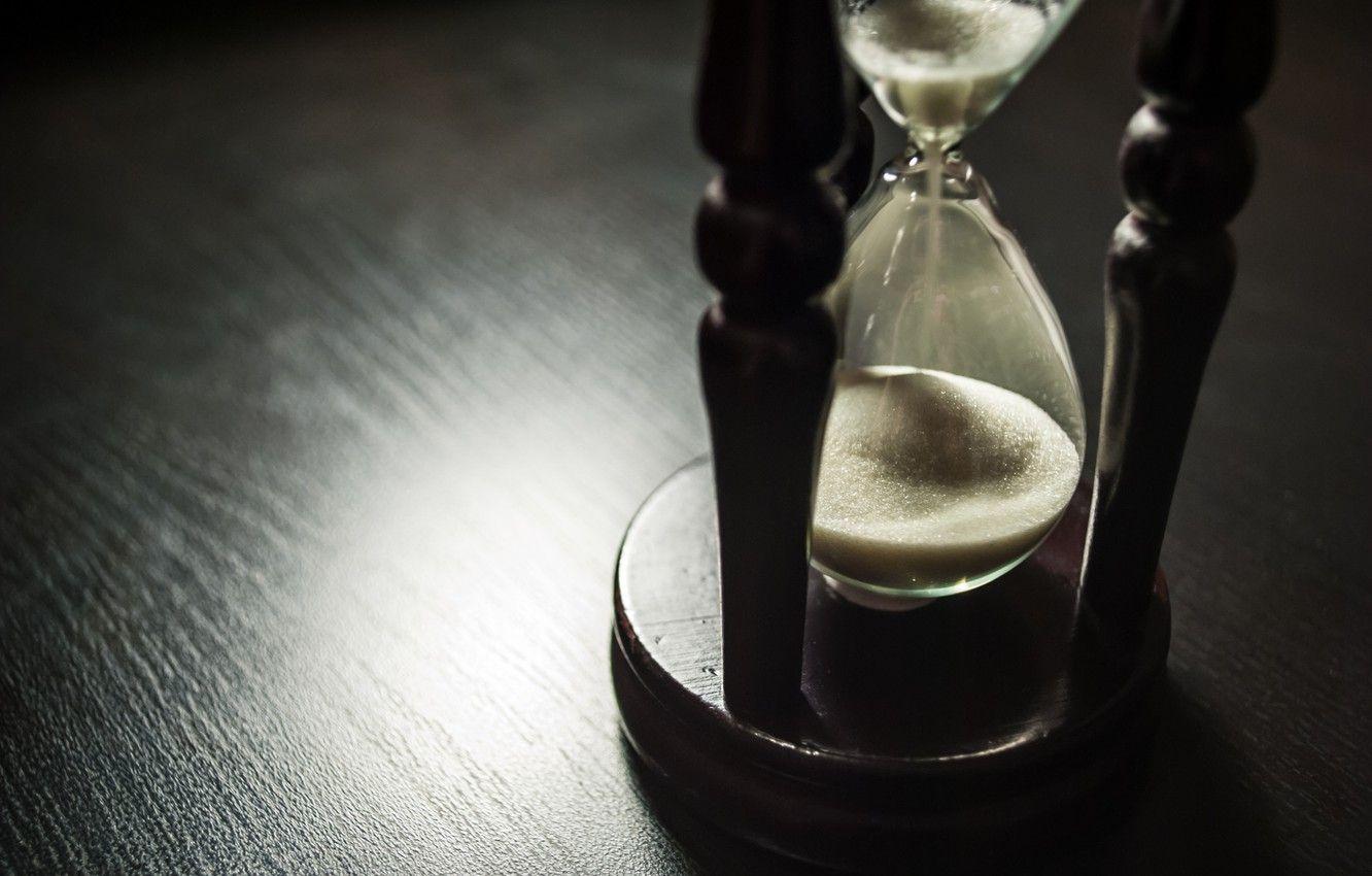 Wallpaper wood, sand, time, hourglass image for desktop, section