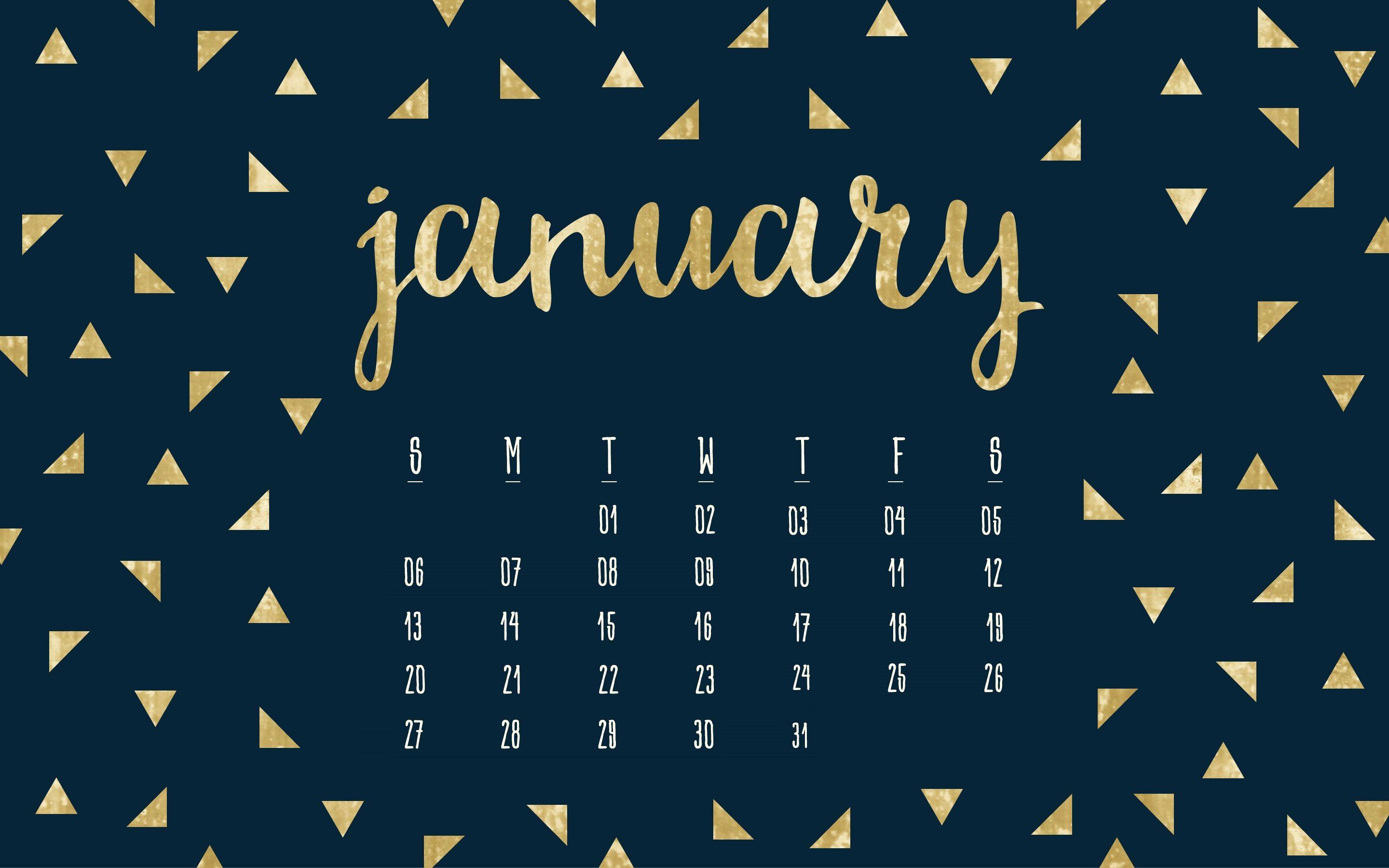 Free Desktop Calendar 2018 2019 January 2019 HD Calendar Wallpaper