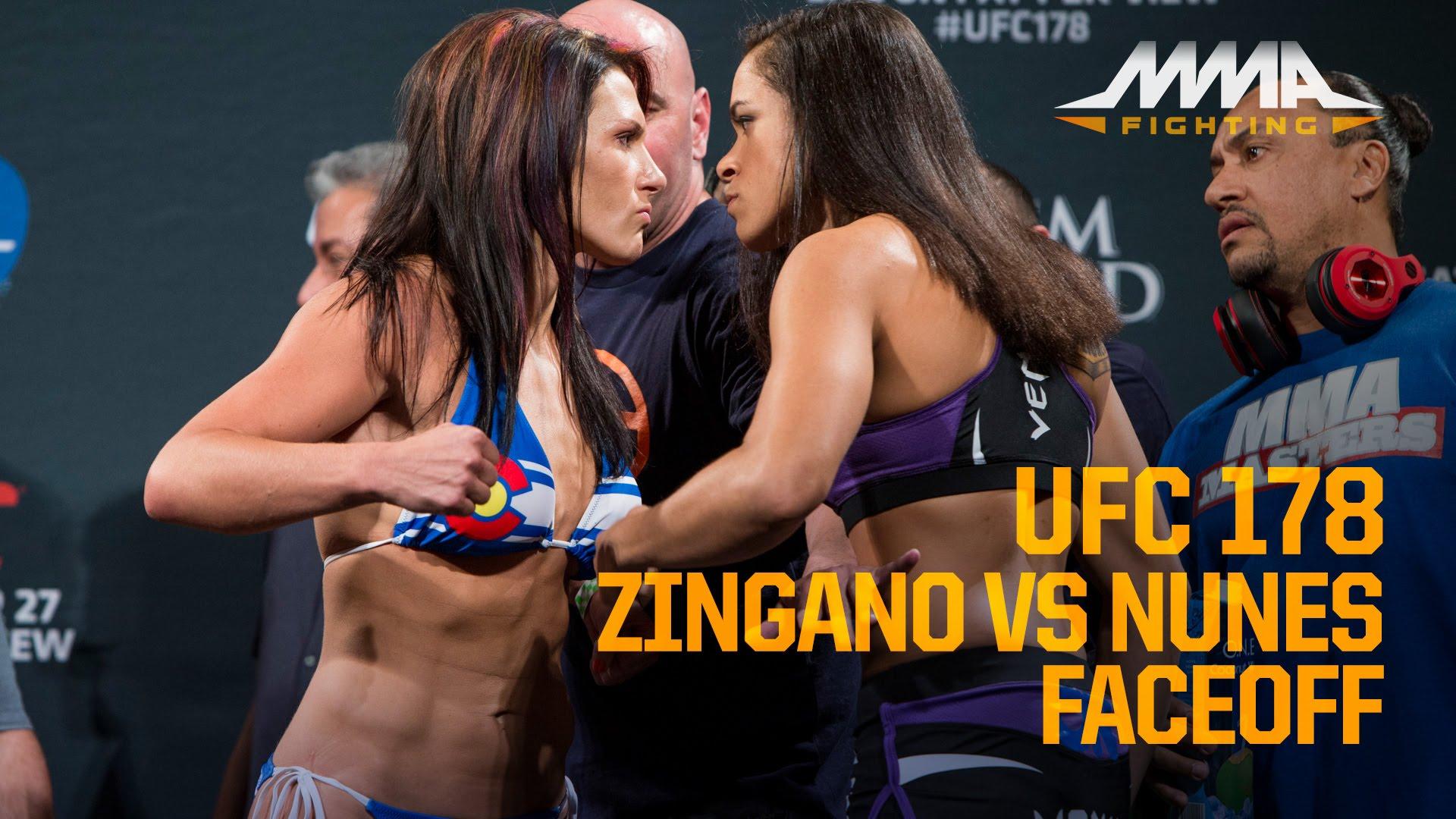 UFC 178 Weigh Ins: Cat Zingano Vs. Amanda Nunes MMA Video