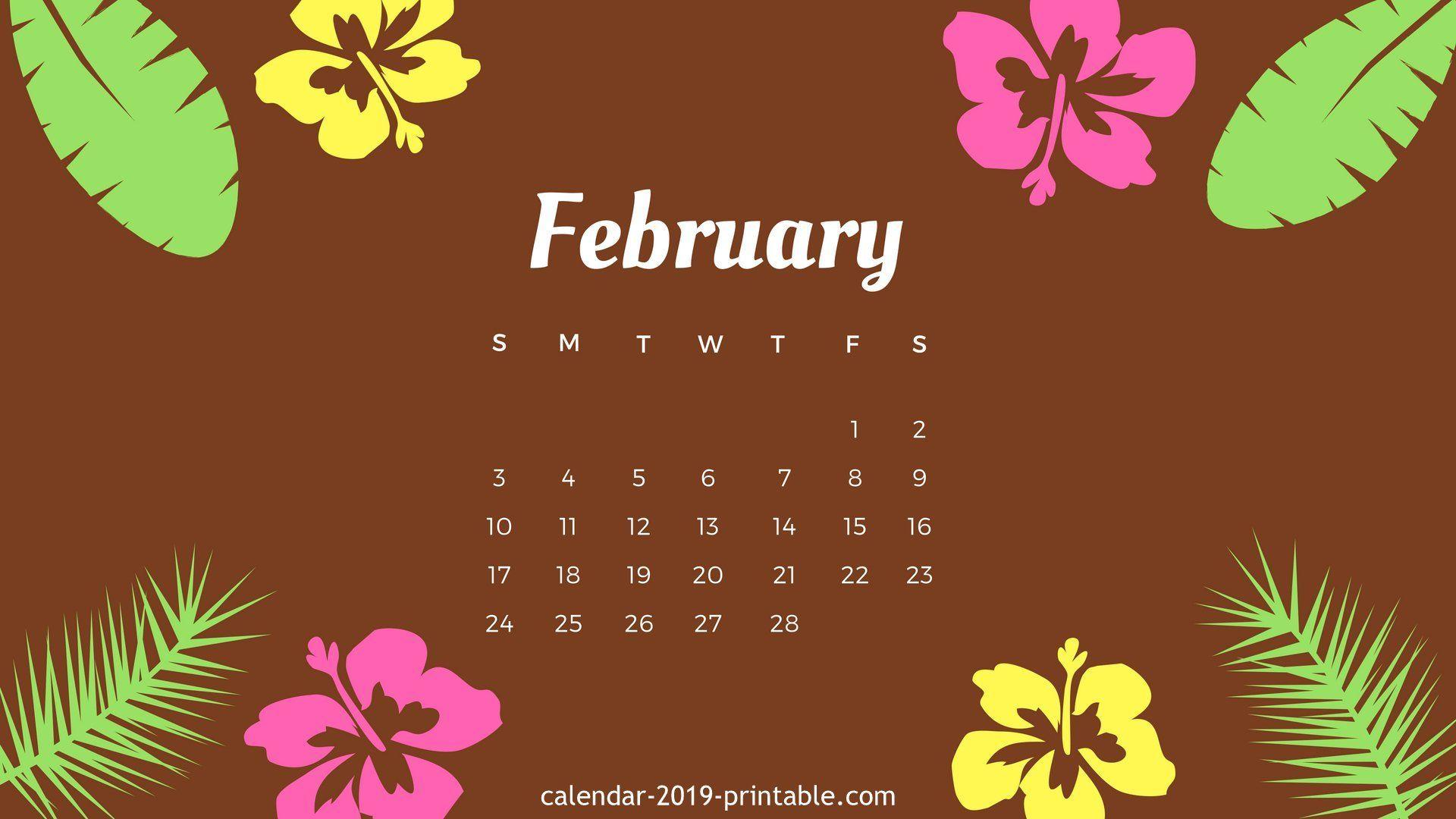 february 2019 HD desktop wallpaper Calendars in 2018