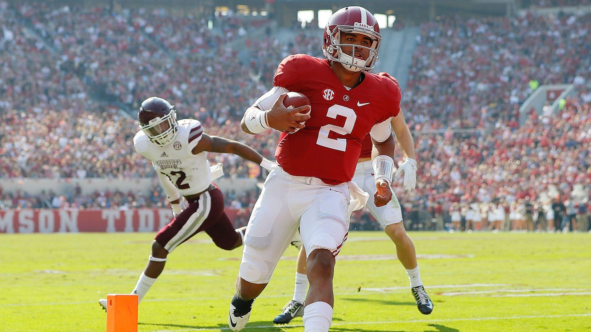 Jalen Hurts the perfect paradox for Alabama's perfect season. NCAA