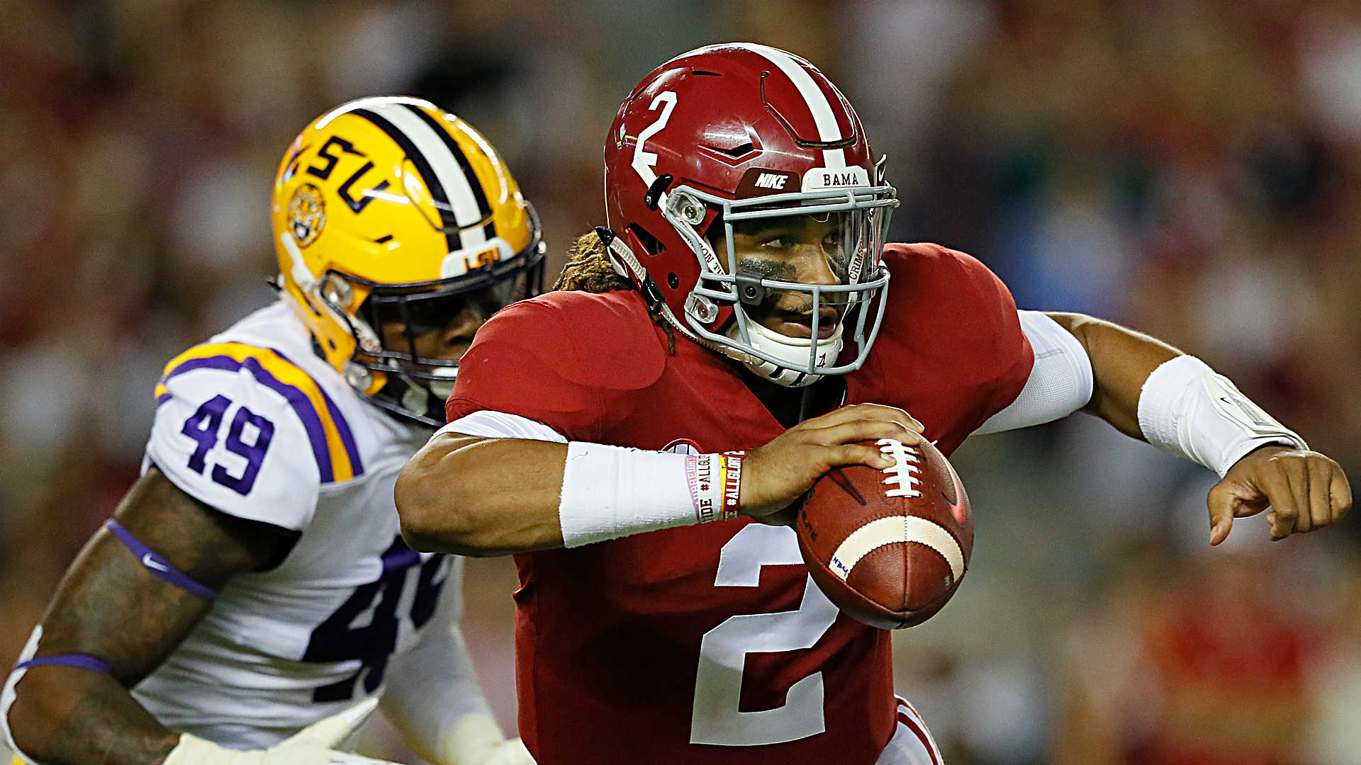 Alabama vs. LSU: Jalen Hurts, Tide defense the difference in hard