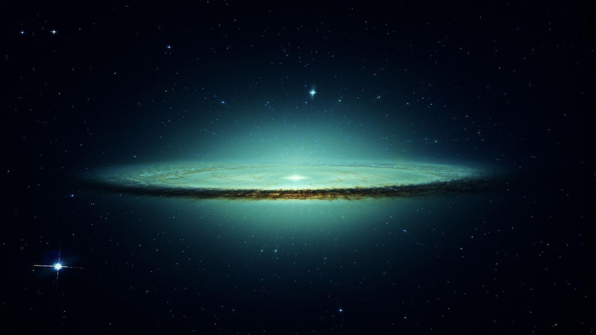 stars space galaxy sombrero galaxy wallpaper and background