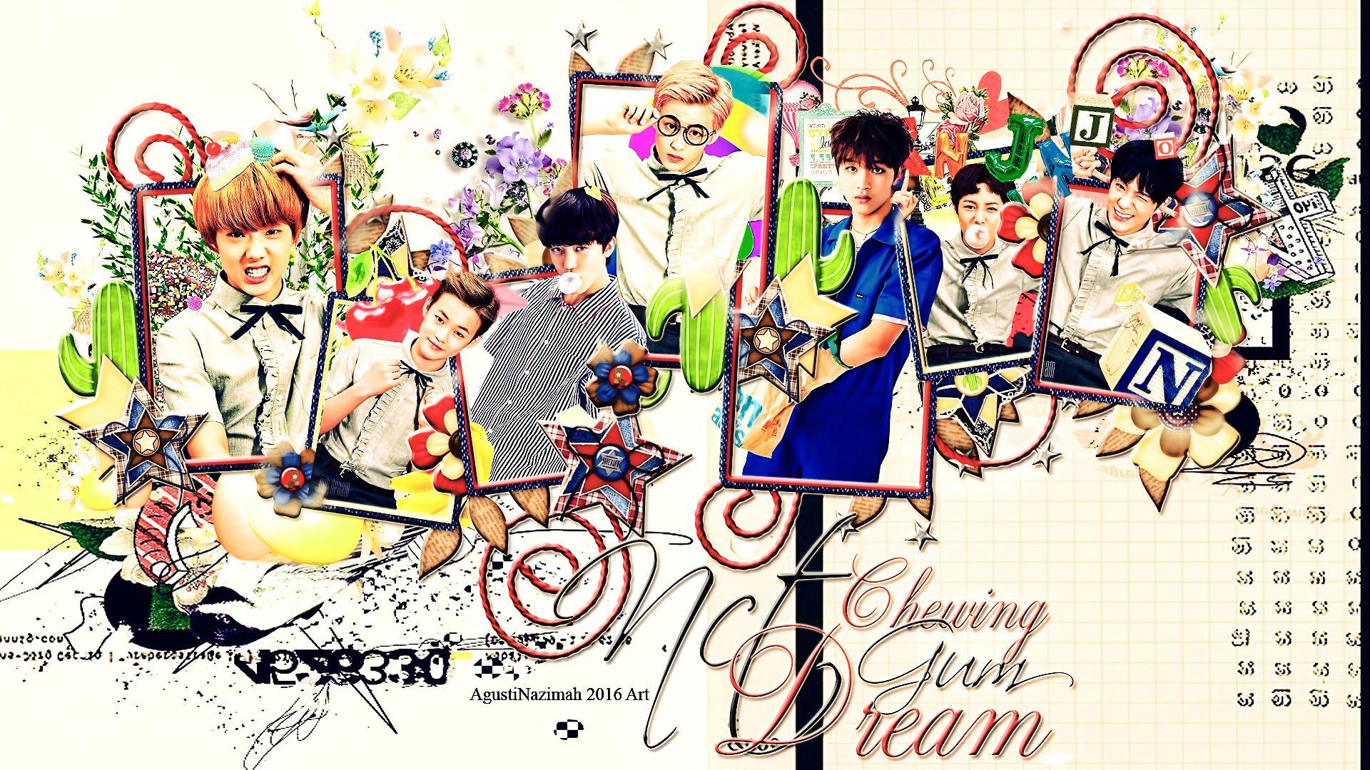 Artwork NCT Dream For Chewing Gum. ♥ AgustiNazimah Experience ♥