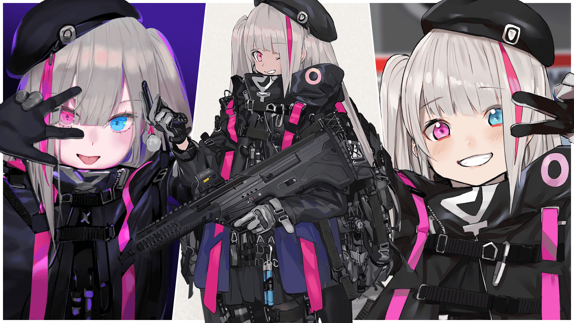 A wallpaper I threw together for MDR from Girls' Frontline