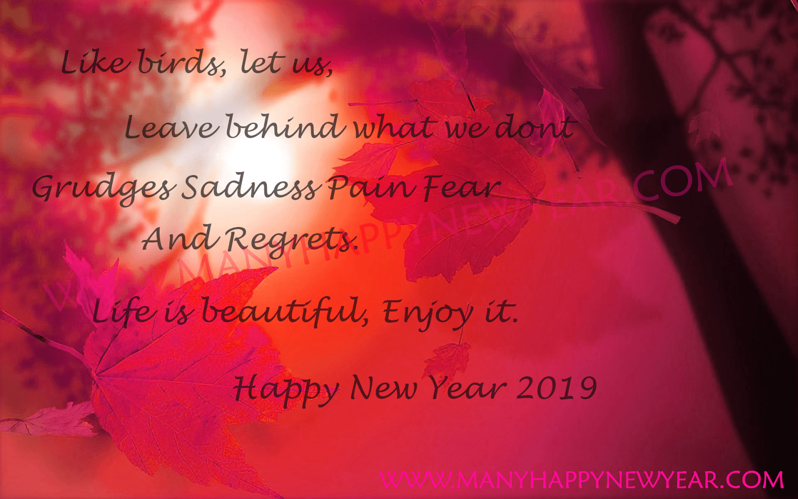 New Year 2019 Quotes Image, Photo, Wallpaper. New Year Time