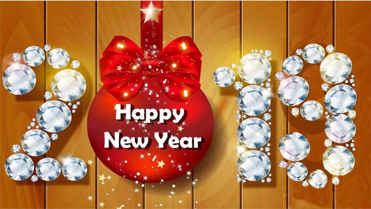 Happy New Year 2019 Greeting Card For Whatsapp