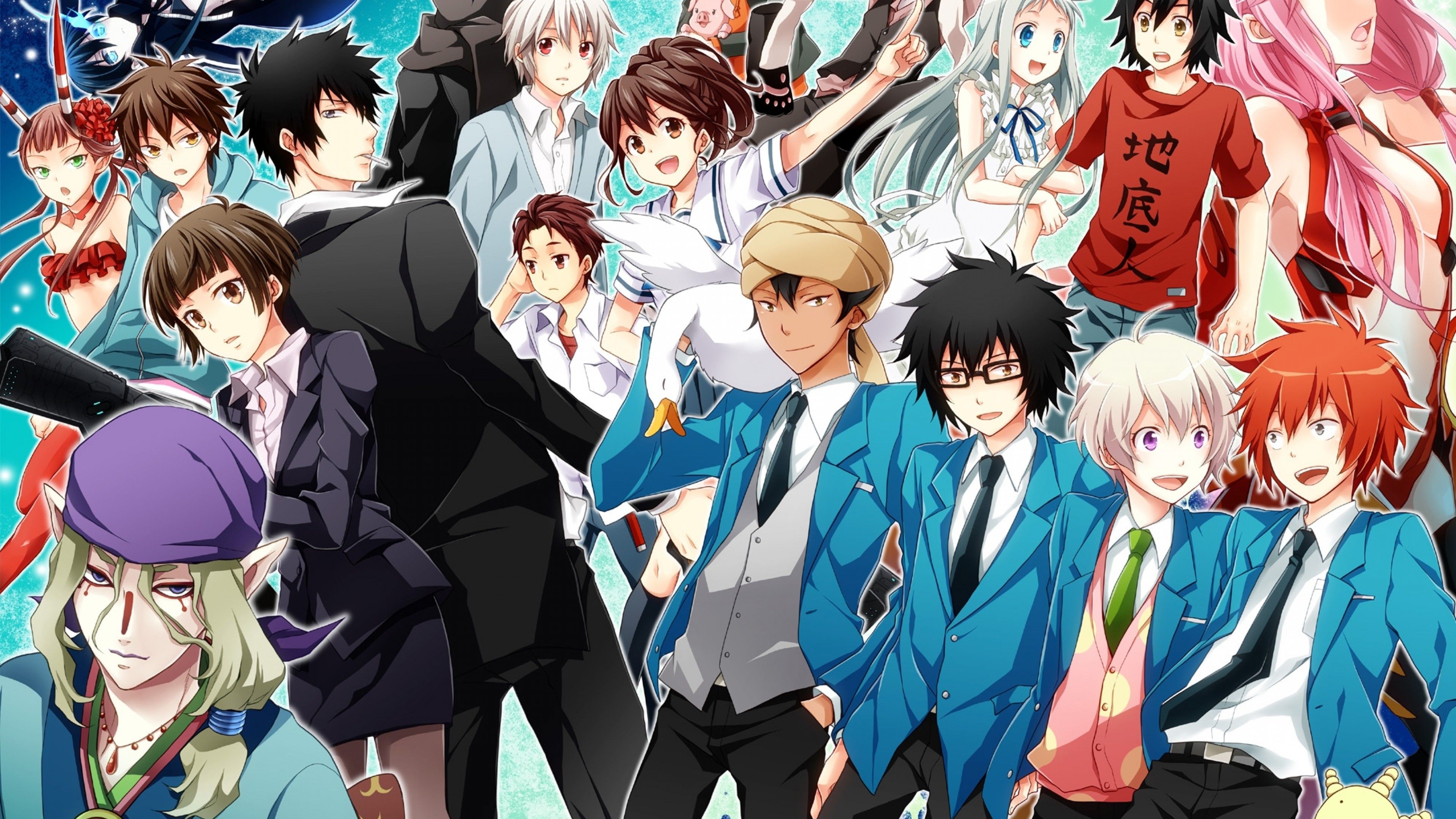 Download 3840x2160 Anime Crossover, Guilty Crown, Psycho Pass