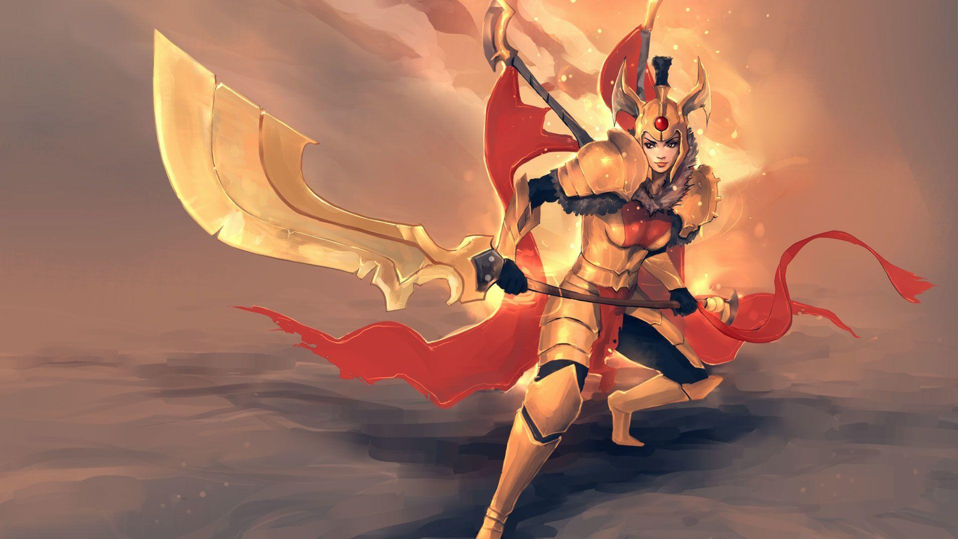 Video Game DotA 2 Legion Commander Wallpaper. Dotaaa