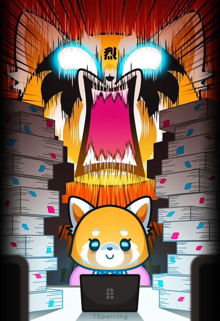 Aggretsuko By Sleepless Piro. Aggretsuko. Anime, Manga