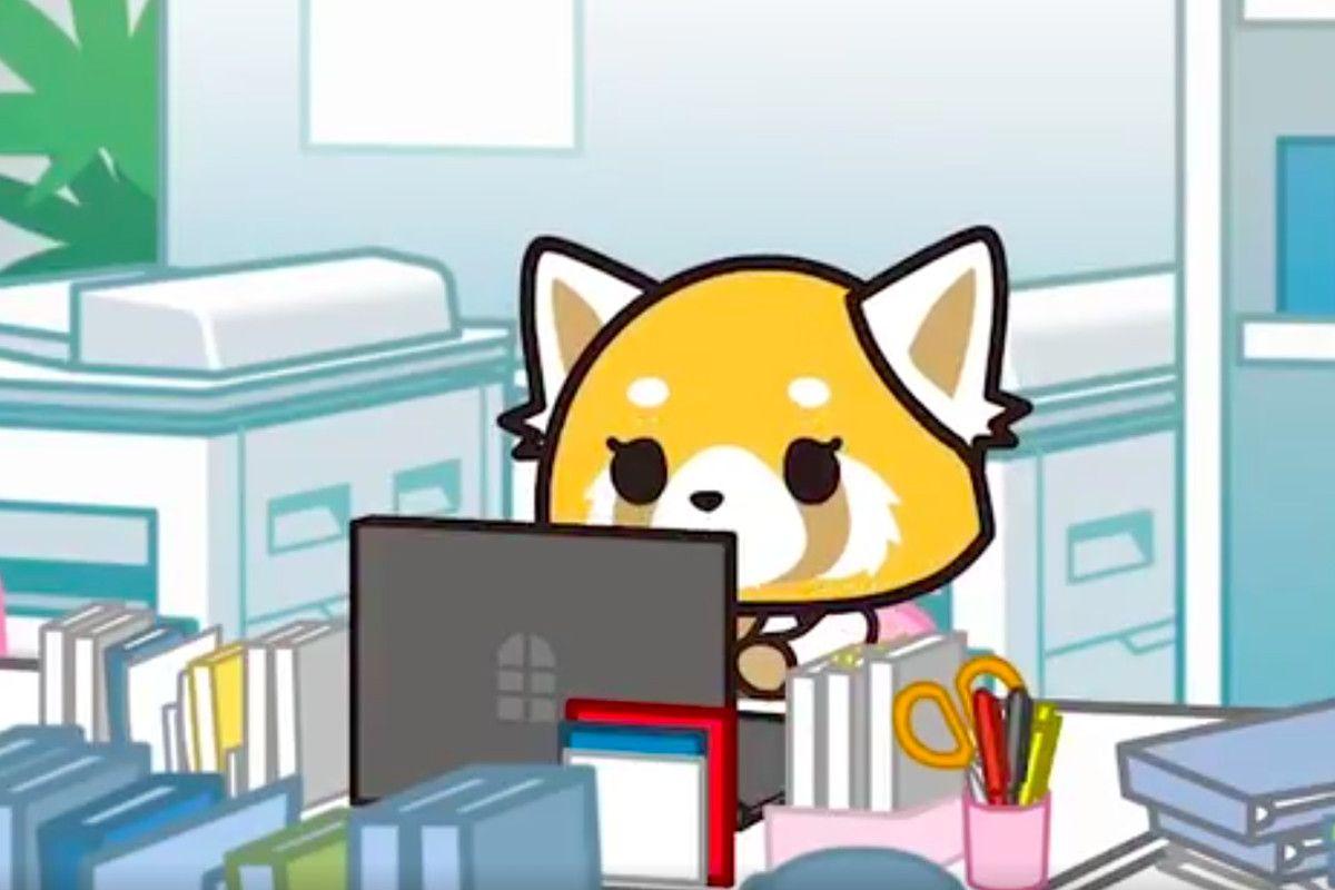 Sanrio's new character has an office job, drinks beer, and likes
