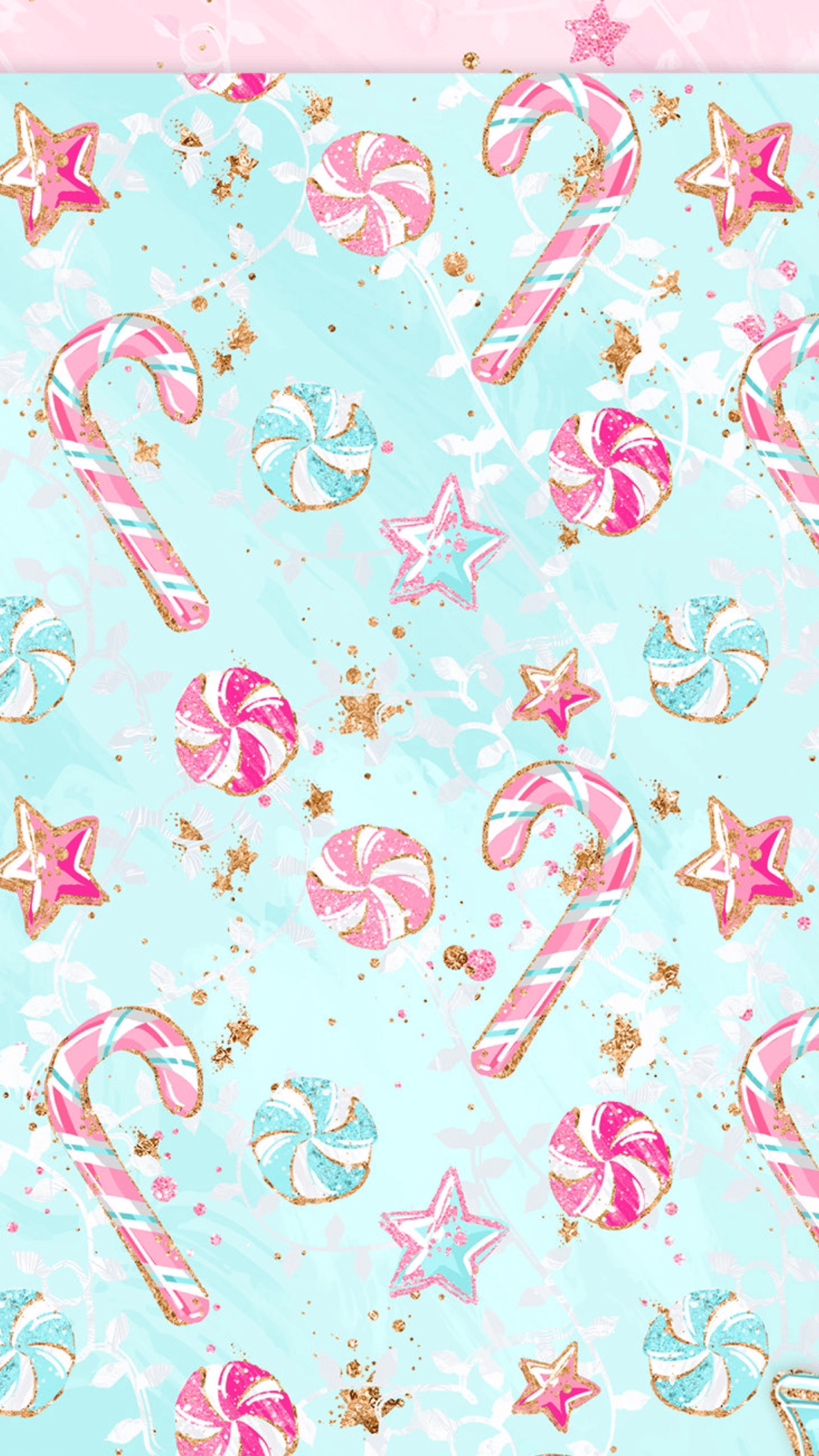Christmas candy cane mints stars. Wallpaper iphone christmas, Christmas wallpaper, Christmas wallpaper background