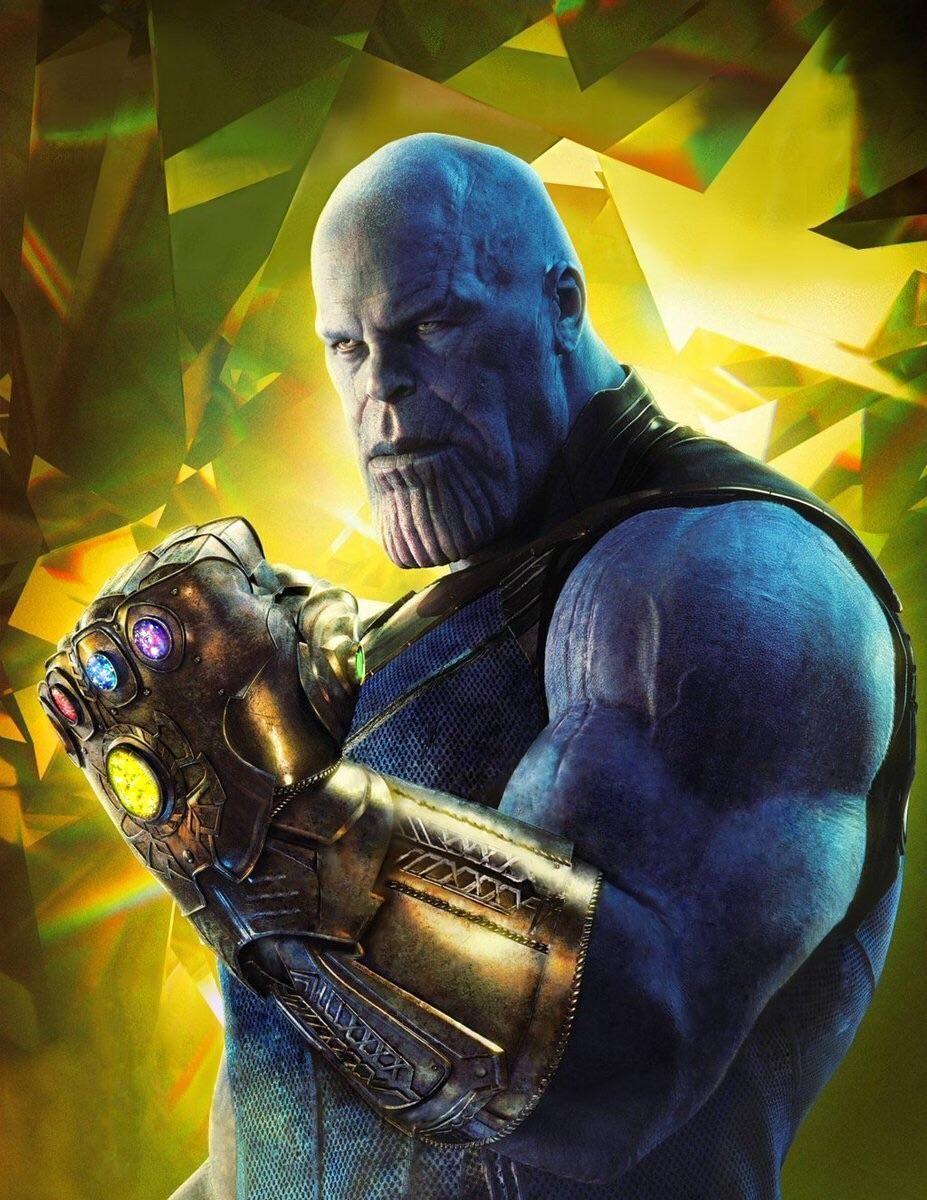Thanos wallpaper in HD with full gauntlet. empire magazine Edit