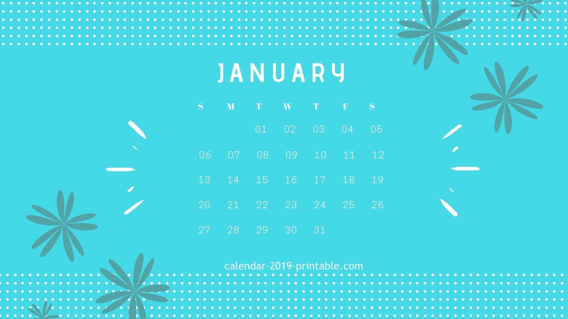 january 2019 calendar desktop wallpaper calendar 2019