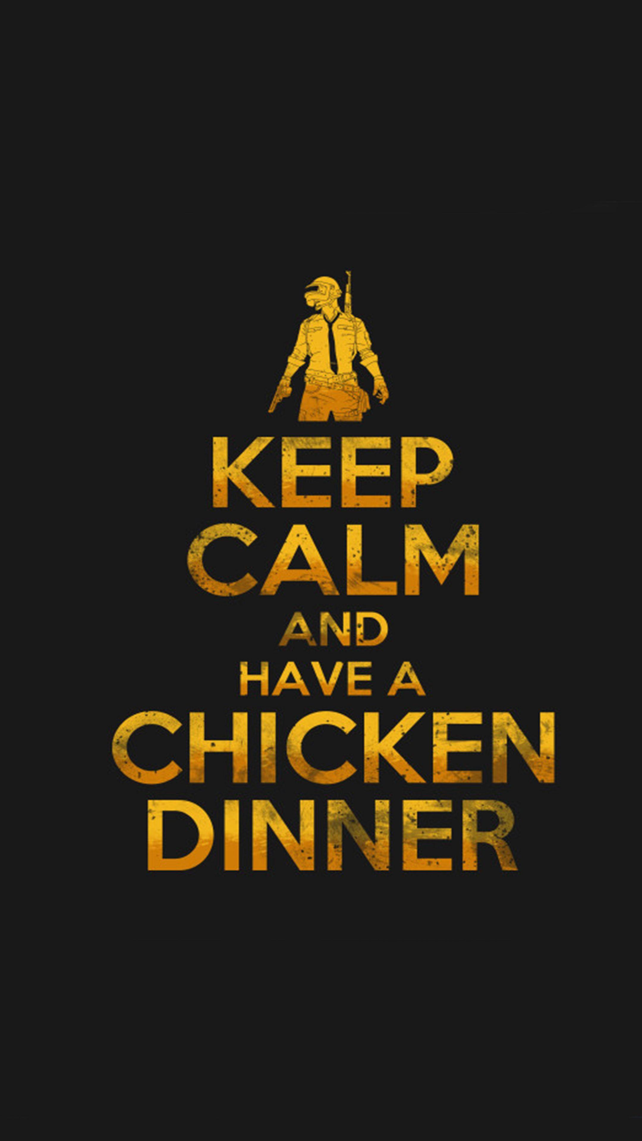 Download PUBG Keep Calm And Have A Chicken Dinner Free Pure 4K Ultra