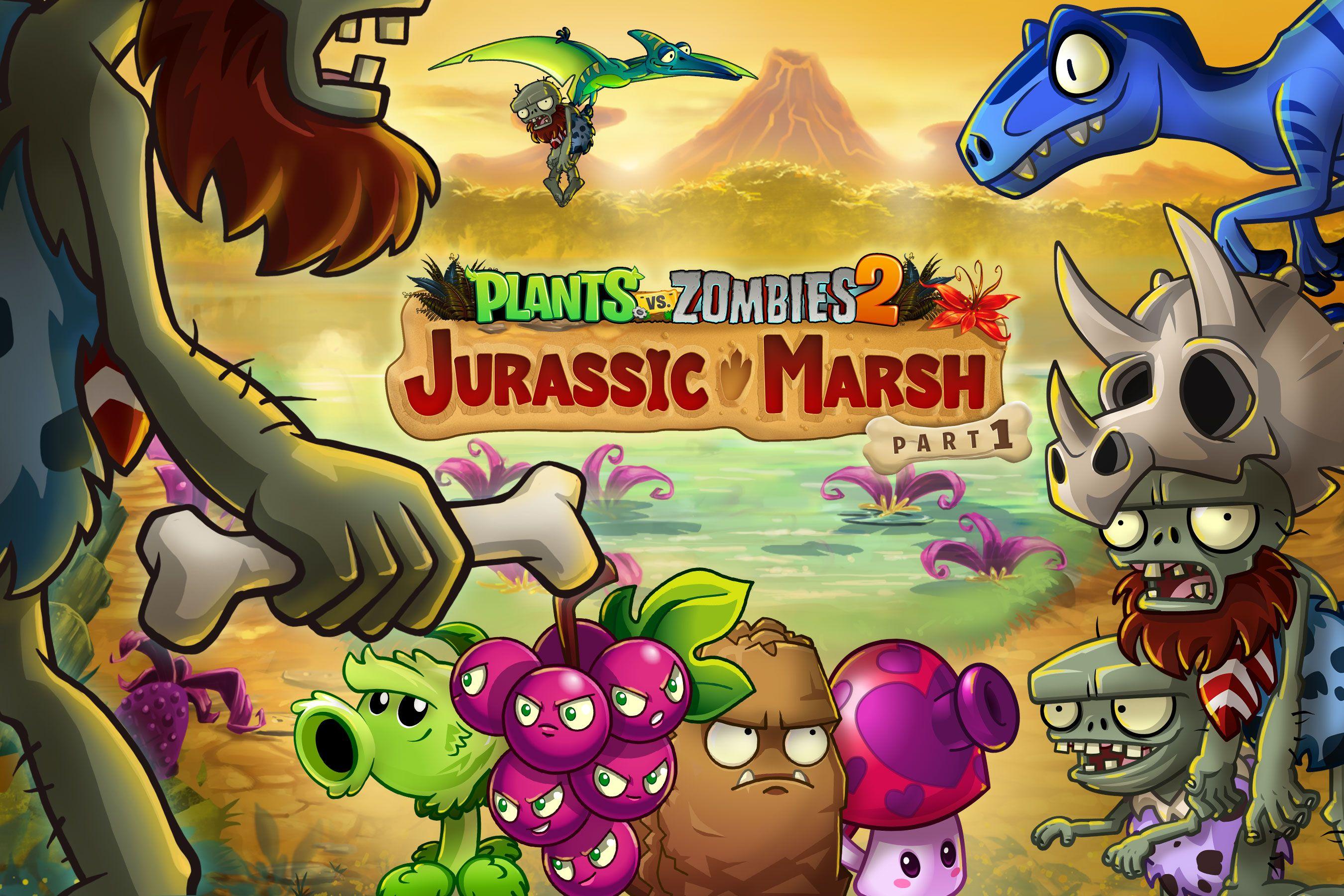Plants vs. Zombies 2 Fall Update Adds New Dinosaurs
