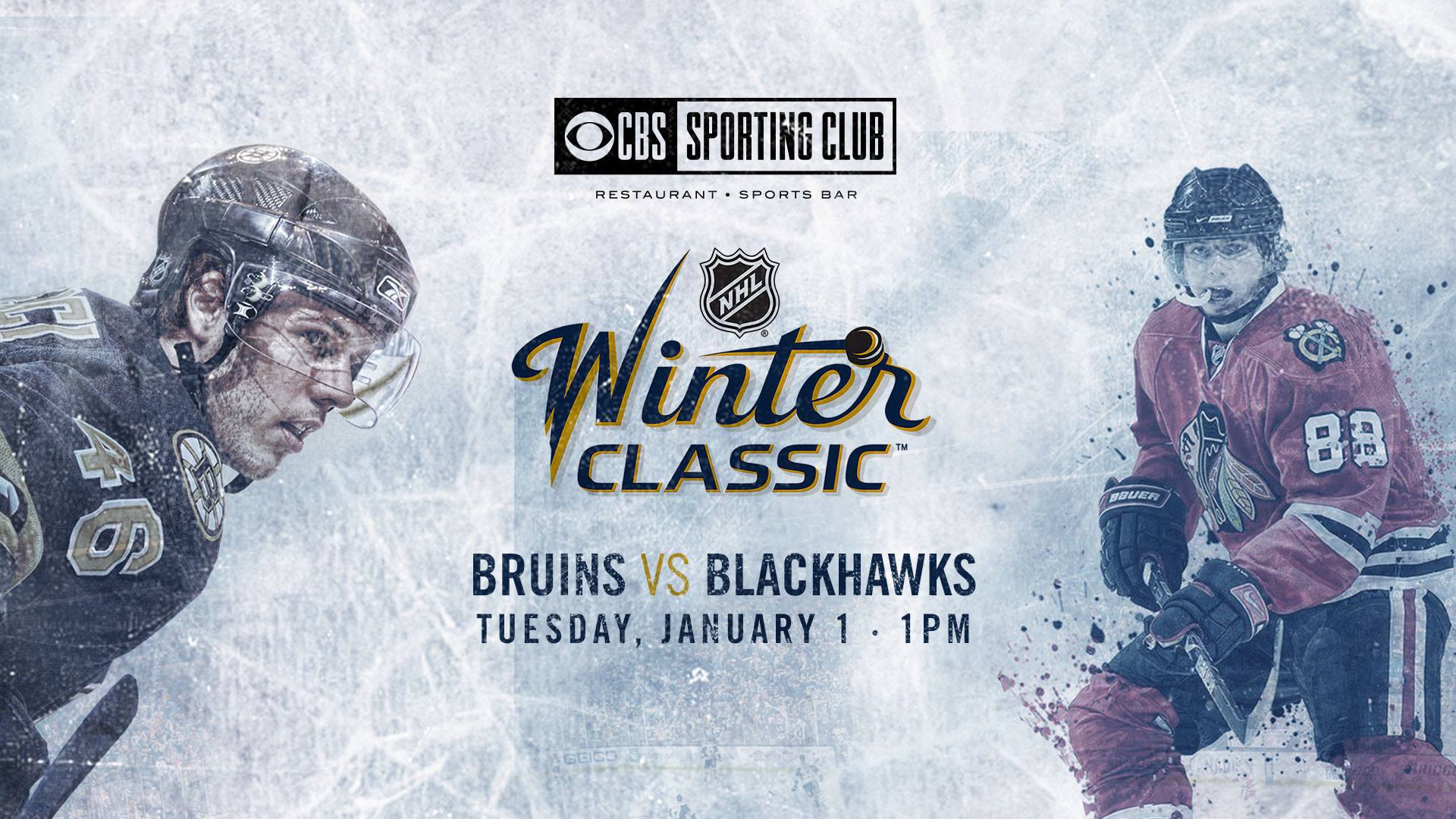 Winter Classic l Bruins vs. Blackhawks CBS Sporting Club