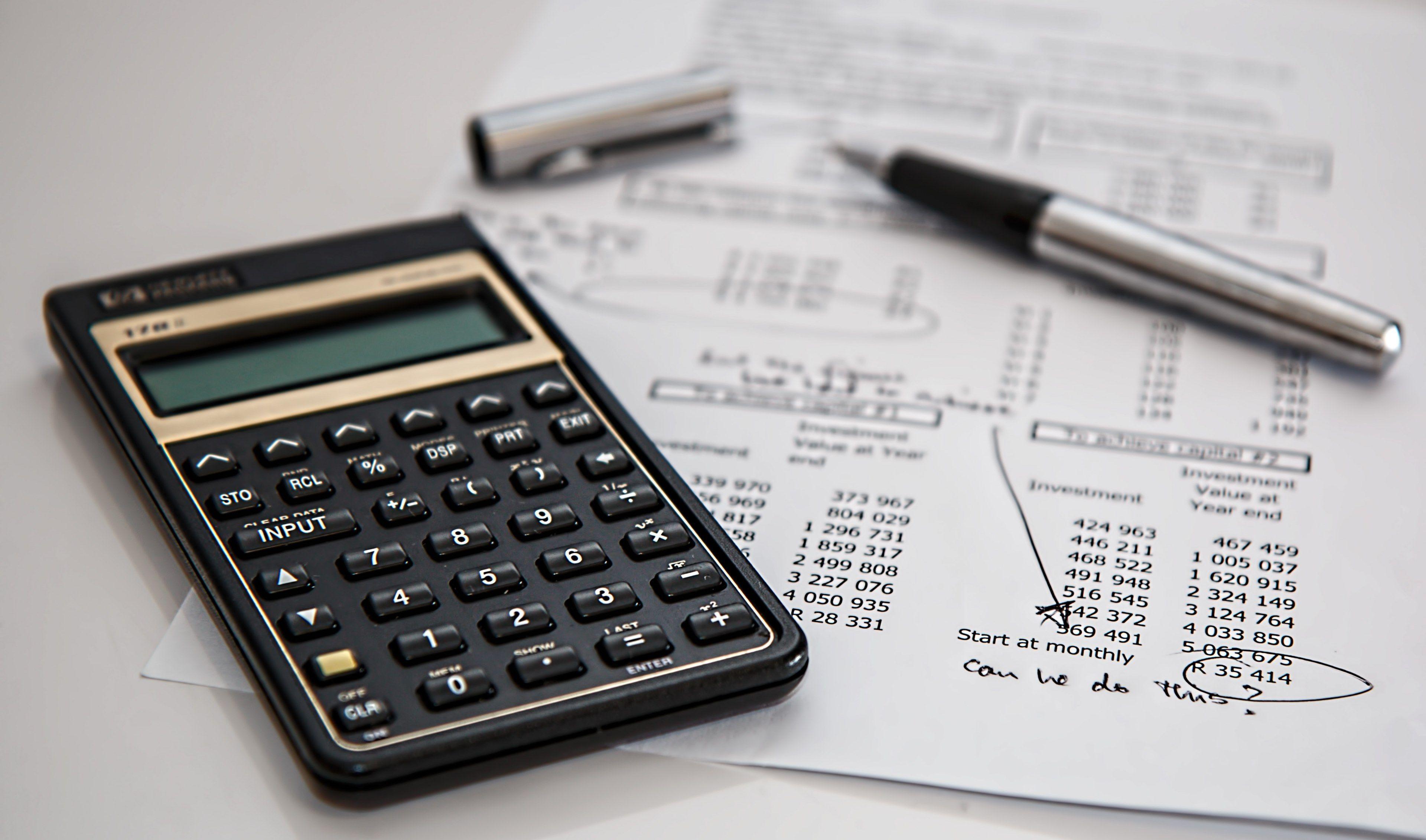calculator #calculation #insurance #finance #accounting 4k wallpaper