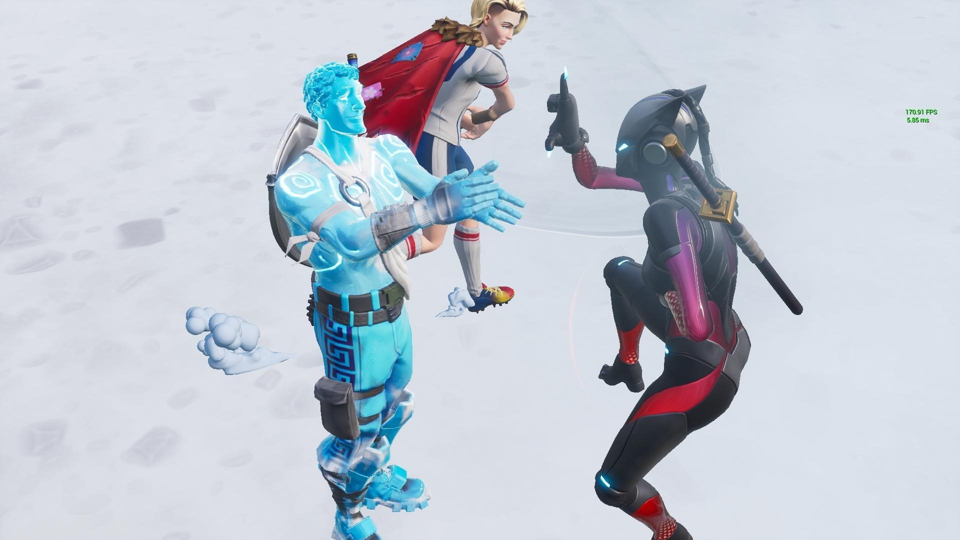 I just ran into the Frozen Love Ranger in game somehow?