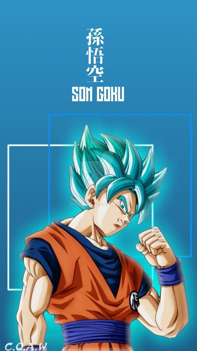 Wallpaper Anime, Son Goku SSB