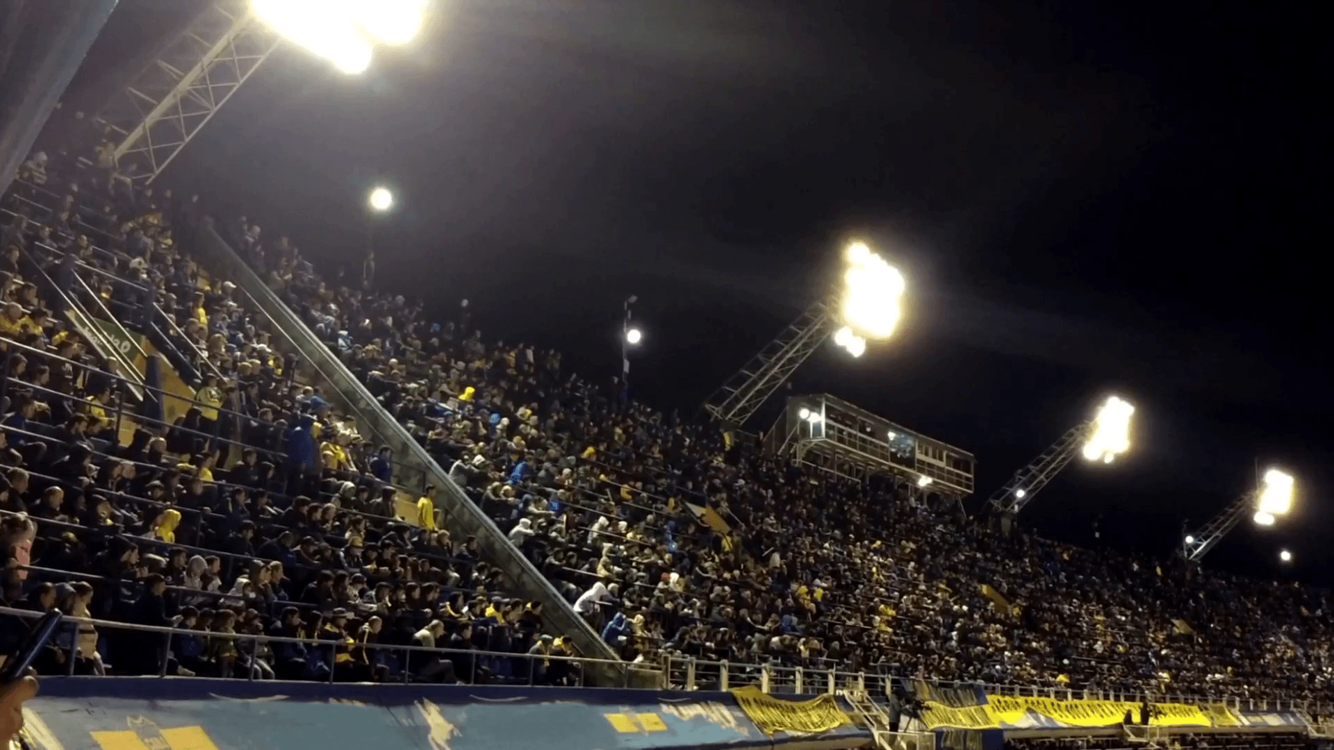 The Bombonera Stadium in Buenos Aires (Argentina). Stock Video