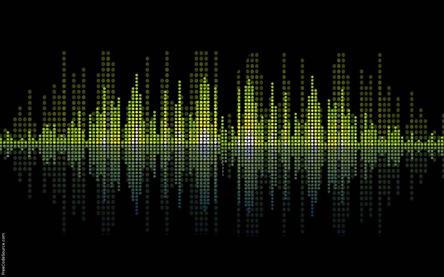 Sound Waves Wallpaper