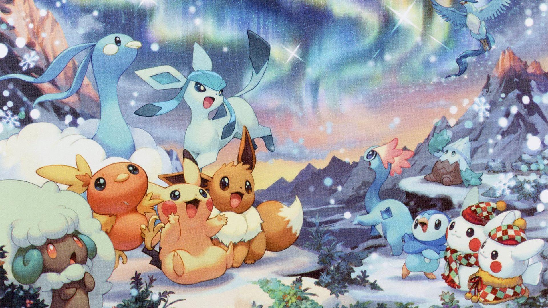 Christmas Pokémon Wallpapers - Wallpaper Cave