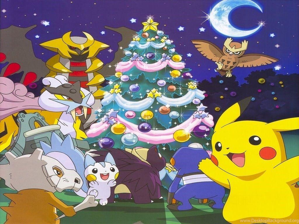 Image Pokemon Christmas Wallpaper Kawaii Christmas Wallpaper