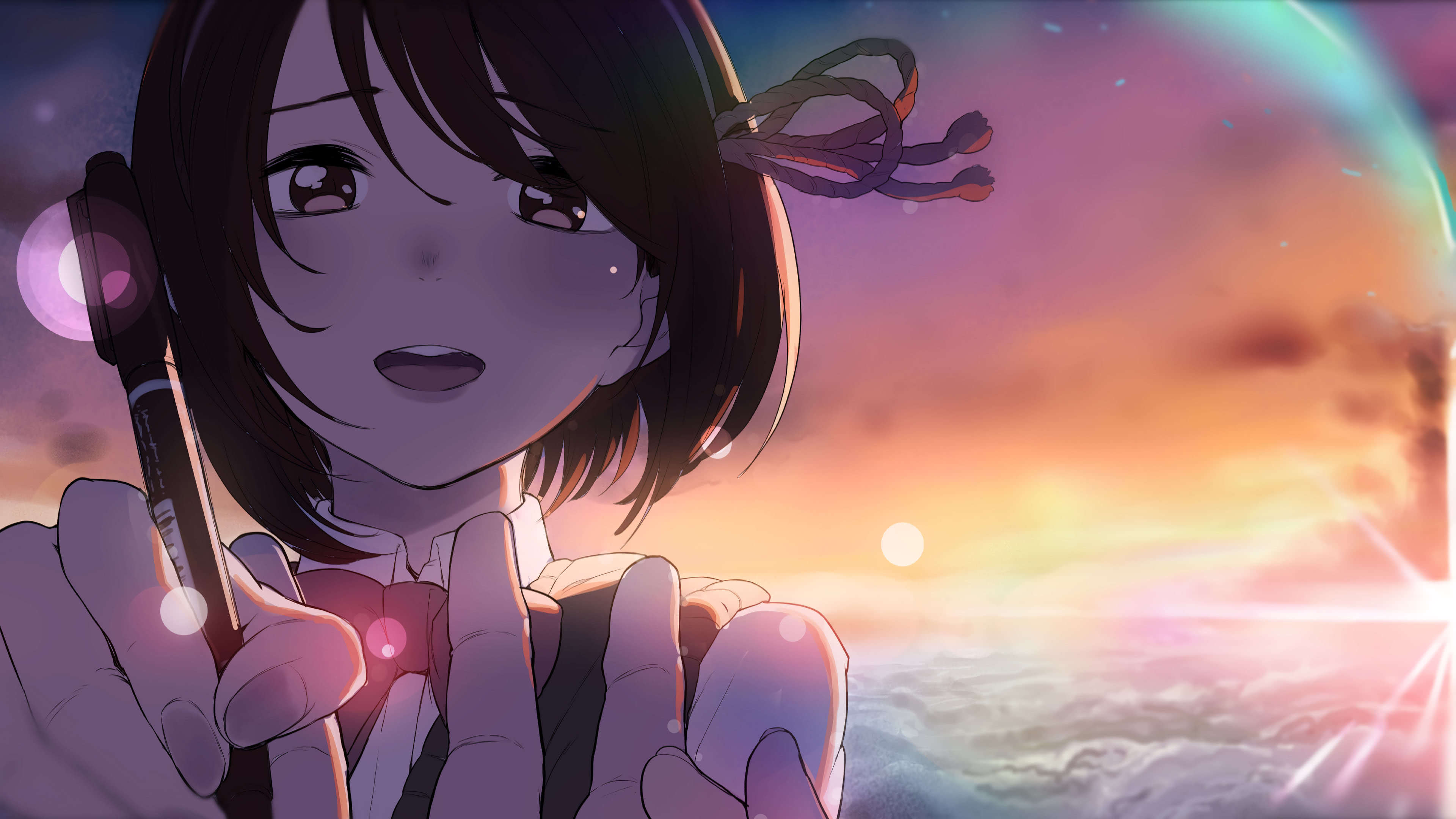 HD desktop wallpaper: Anime, Your Name, Kimi No Na Wa, Mitsuha Miyamizu,  Taki Tachibana download free picture #809702