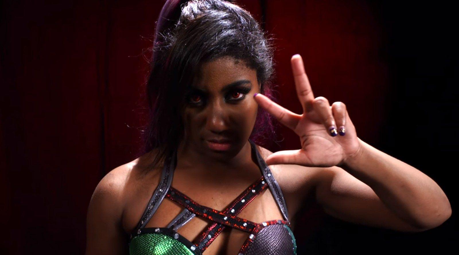 Ember Moon Posts Picture Of Her Red Carpet Dress. 