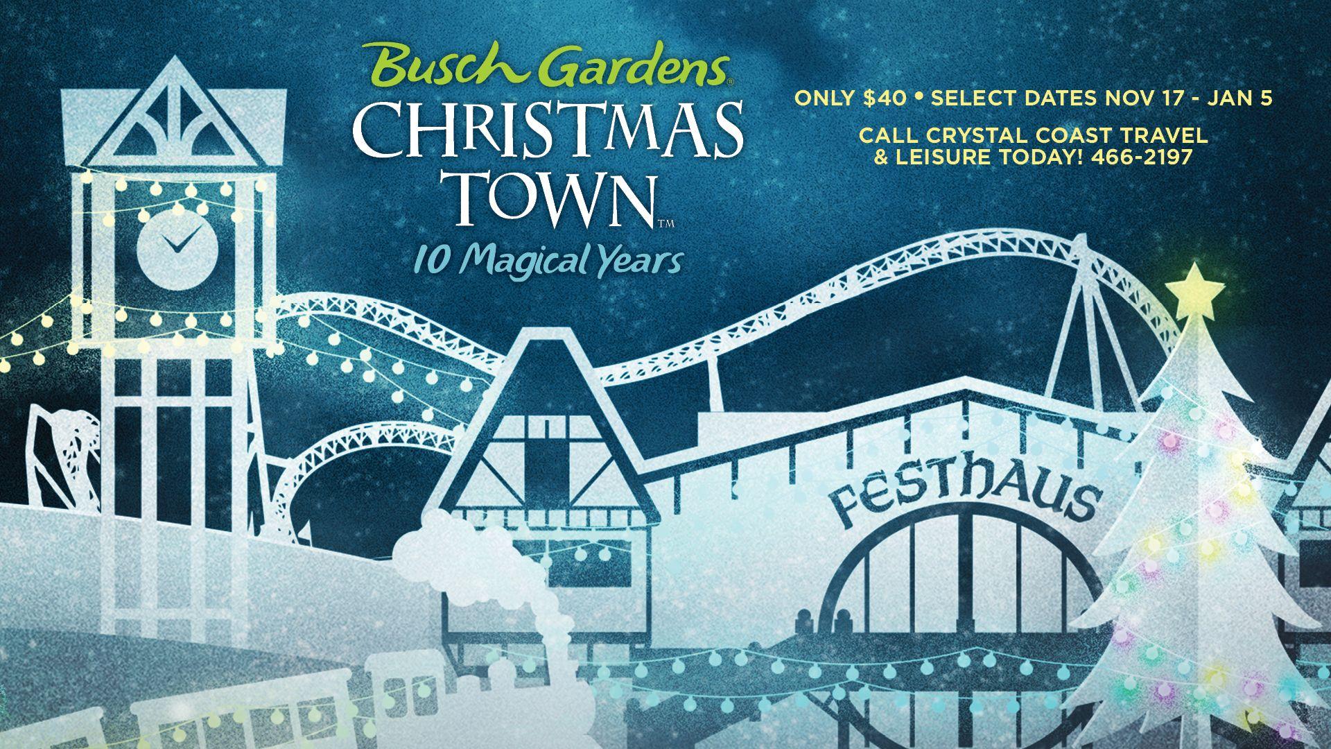 Busch Gardens Christmas Town. MCCS Cherry Point