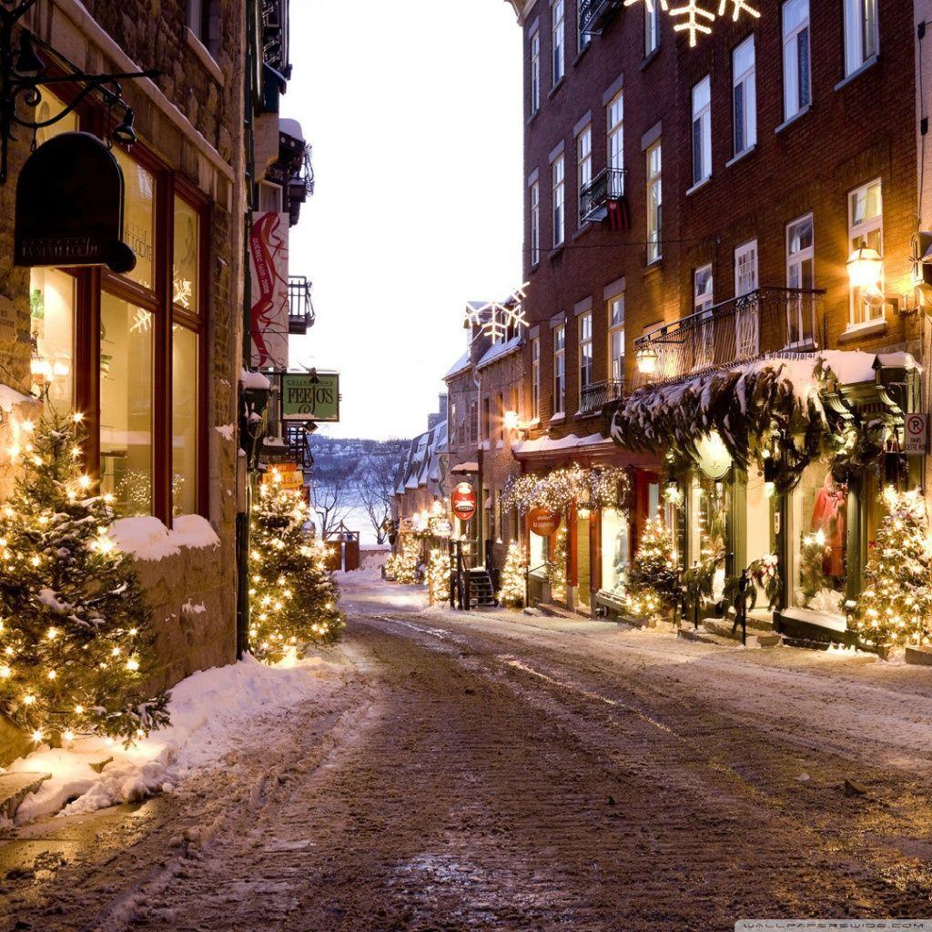 Small Town Christmas Wallpaper.today