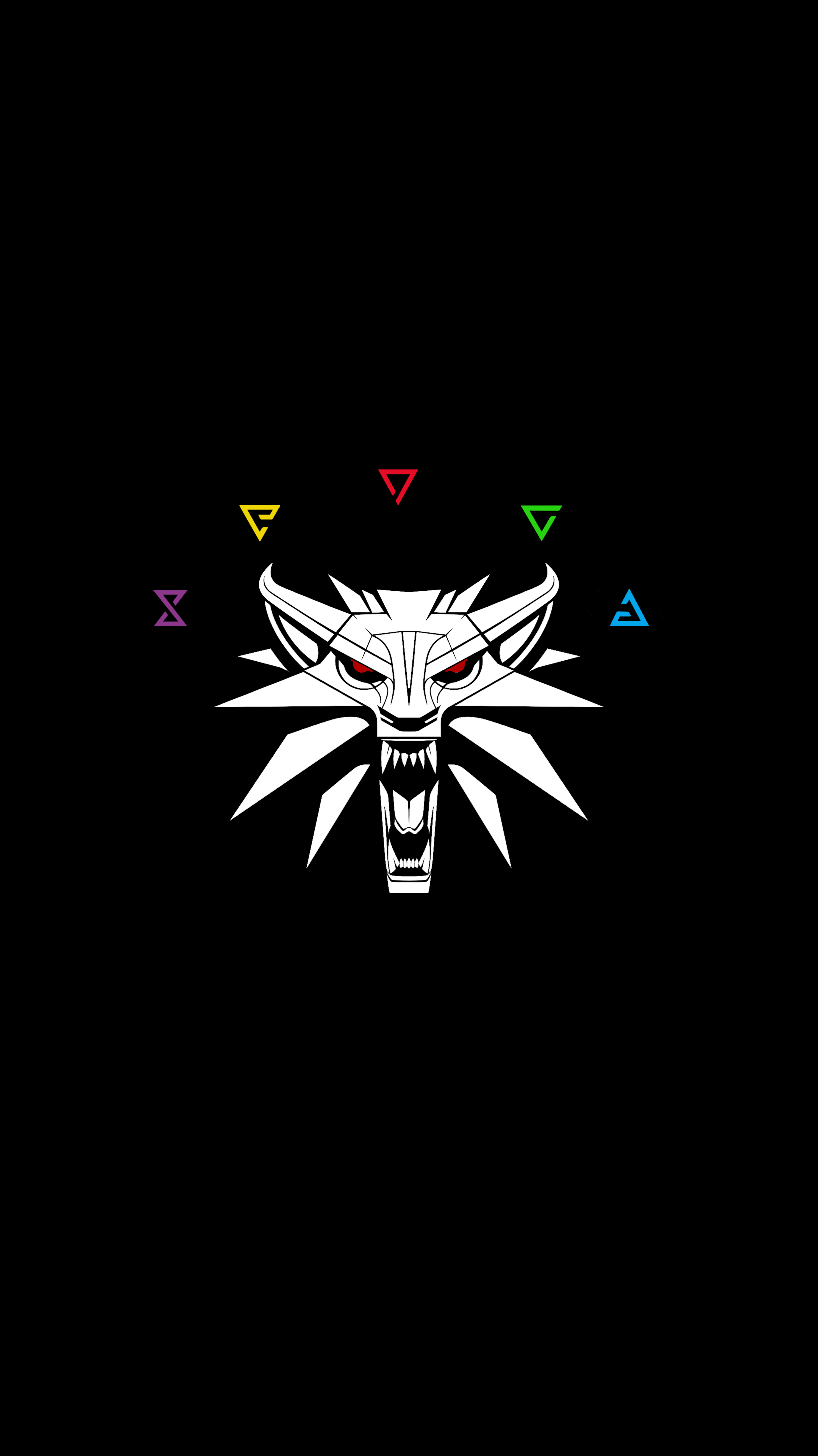 Wolf Medallion Phone Wallpaper #TheWitcher3 #PS4 #WILDHUNT #PS4share